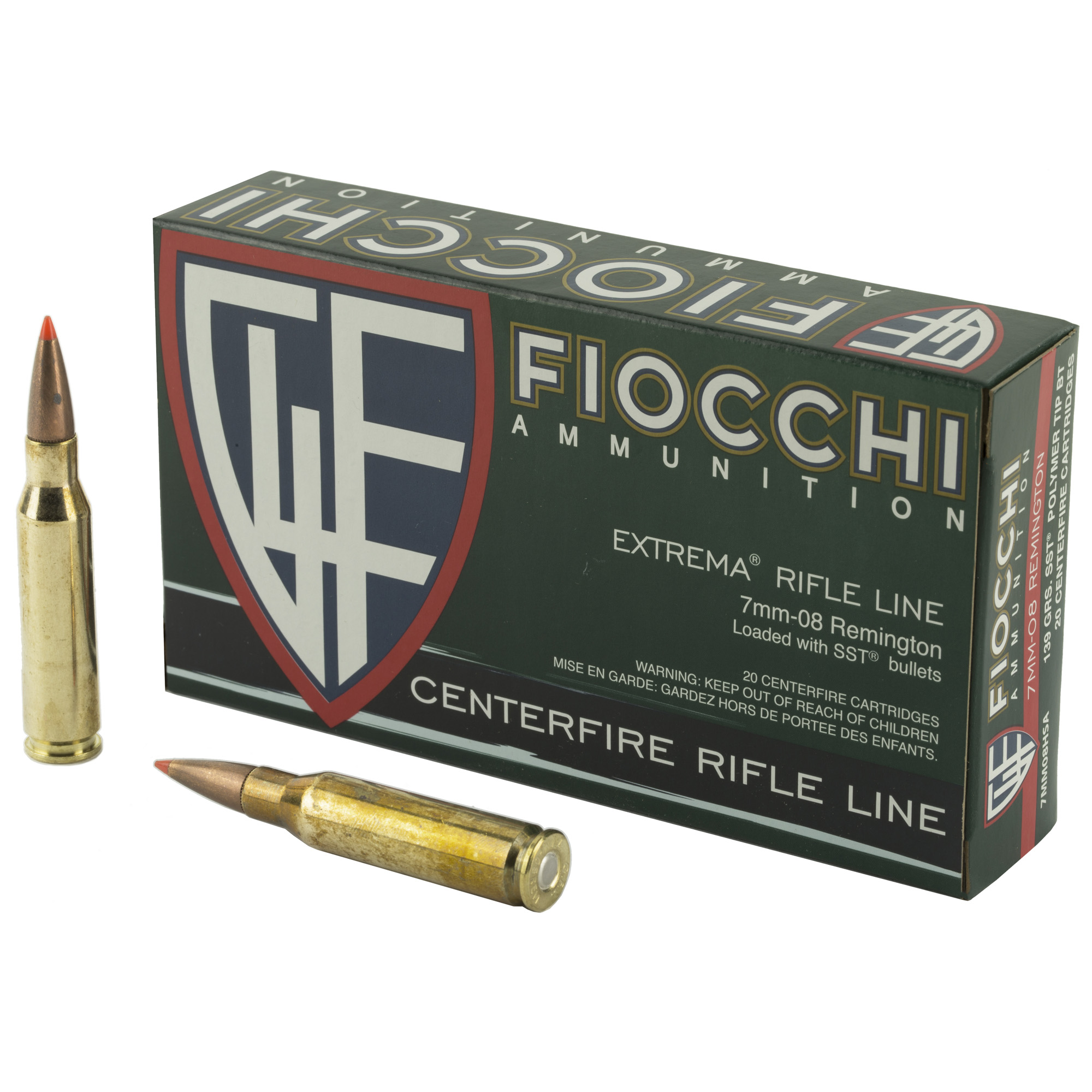 Fiocchi 7mm-08rem 139 Grain SST 20/200 bulk ammo product image