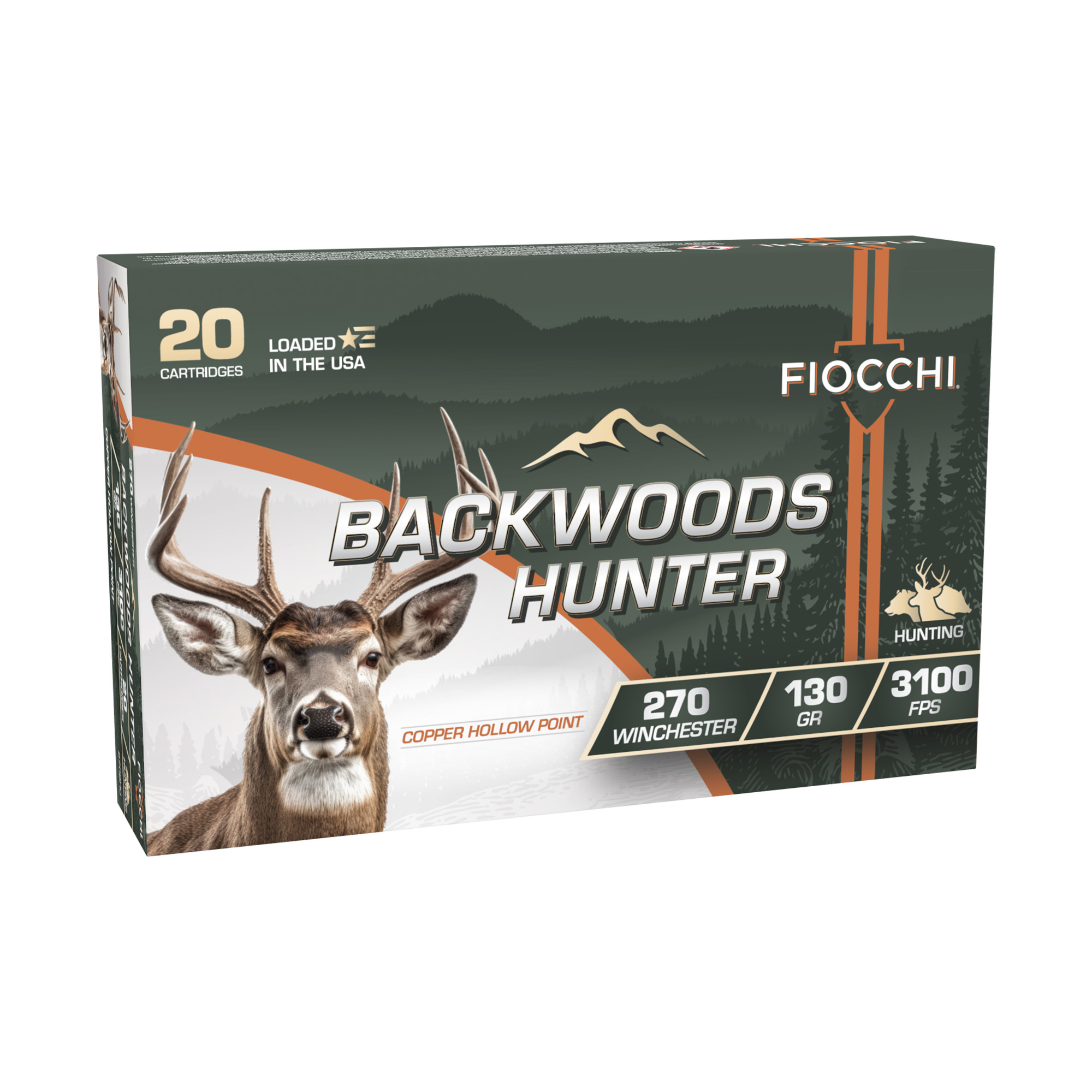 Fiocchi Bkw Hntr 270win 130 Grain 20/200 bulk ammo product image