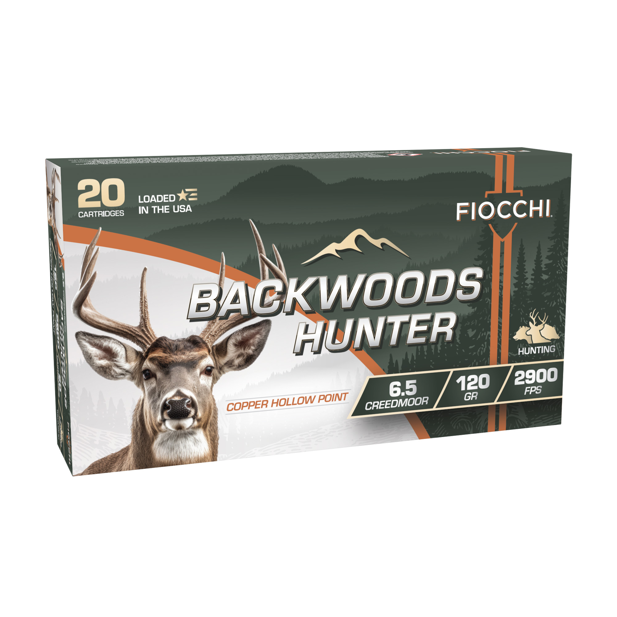 Fiocchi Bkwd Hntr 6.5cm 120 Grain 20/200 bulk ammo product image
