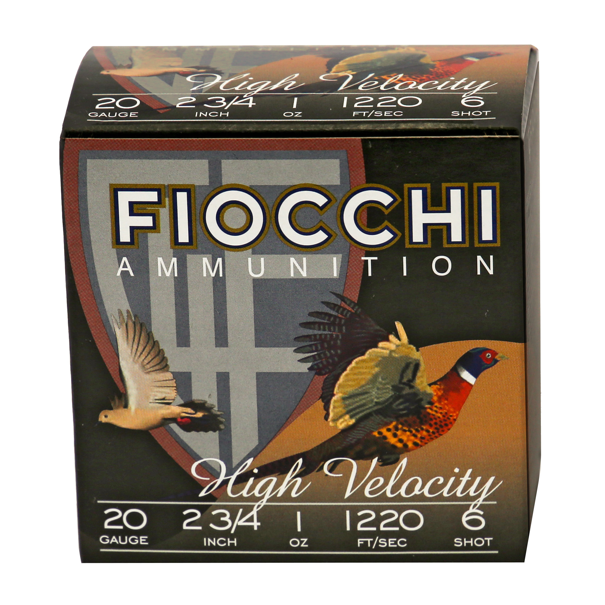 Fiocchi HV Ld 20 Gauge 2.75″ #6 25/250 bulk ammo product image