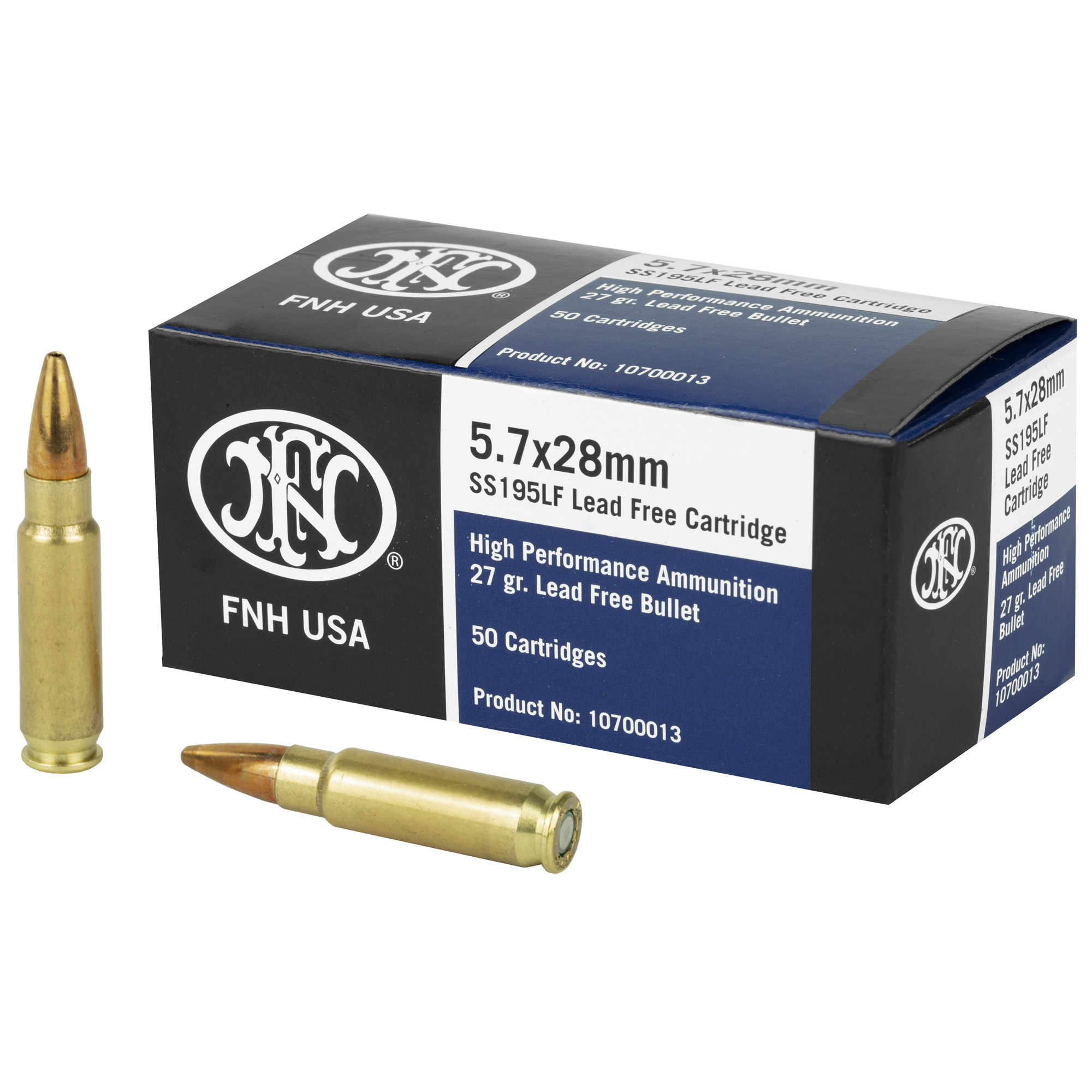 FN Ss195lf 5.7x28mm 27 Grain 50/2000 bulk ammo product image