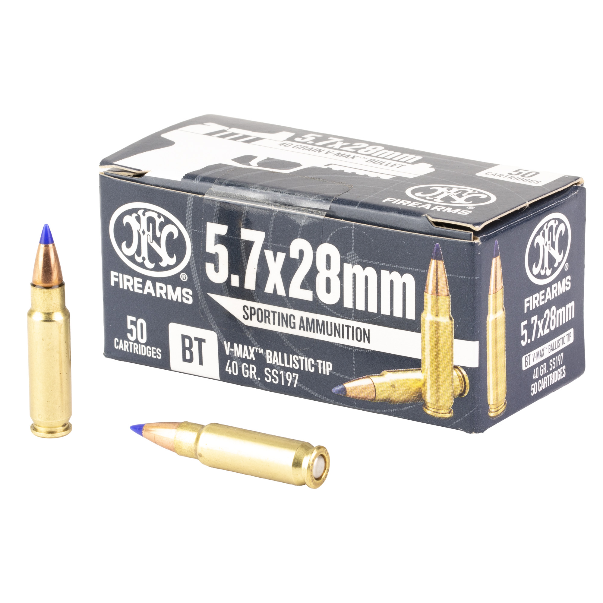FN Ss197sr 5.7x28mm 40 Grain 50/500 bulk ammo product image