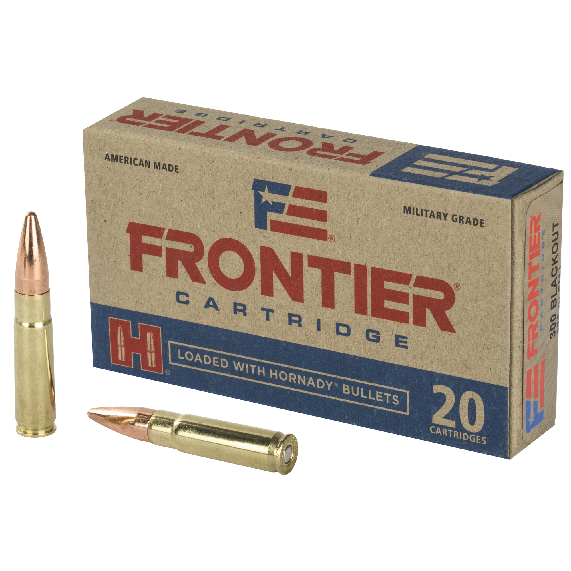 Frontier 300 Blackout 125 Grain FMJ 20/2 bulk ammo product image