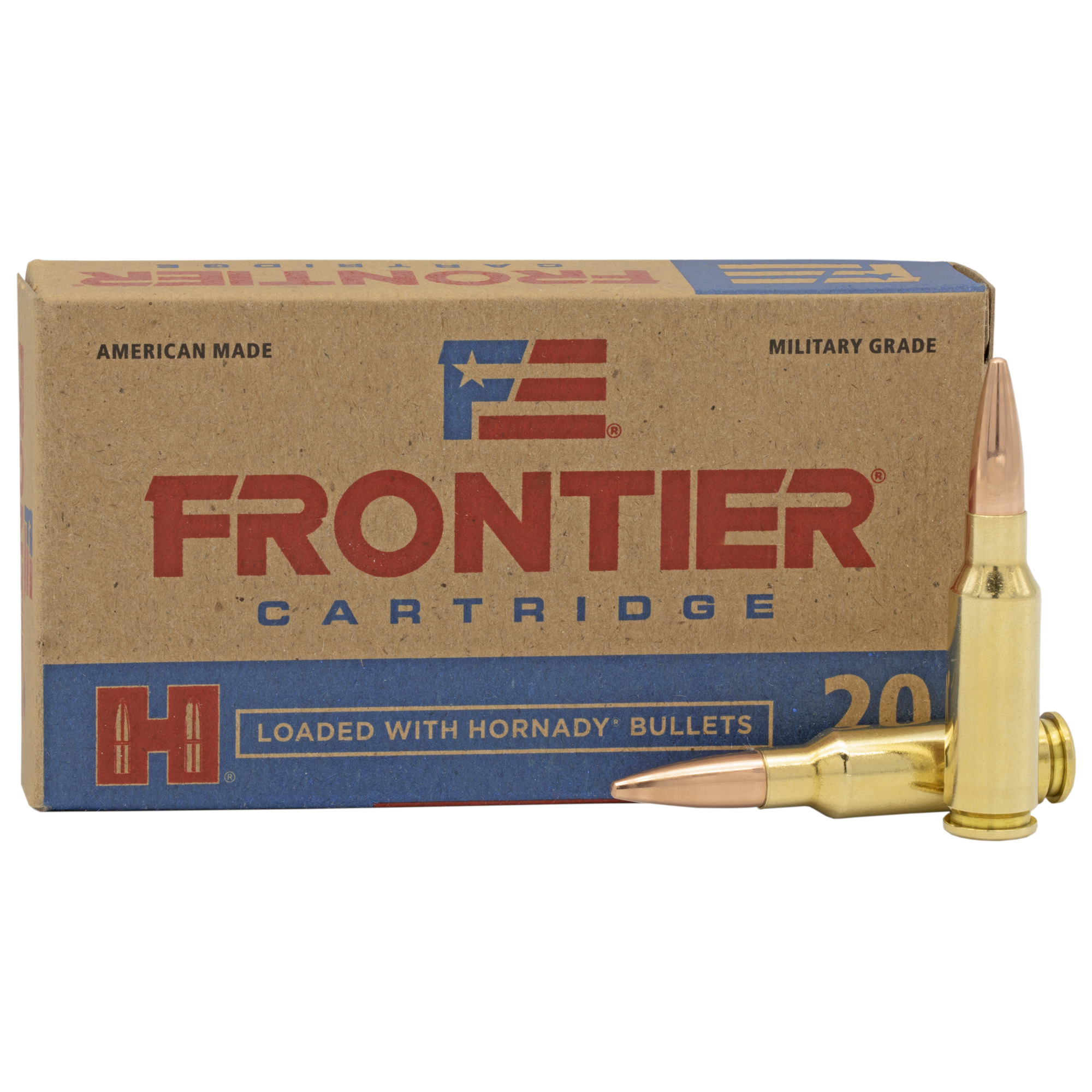 Frontier 6.5grendel 123 Grain FMJ 20/200 bulk ammo product image