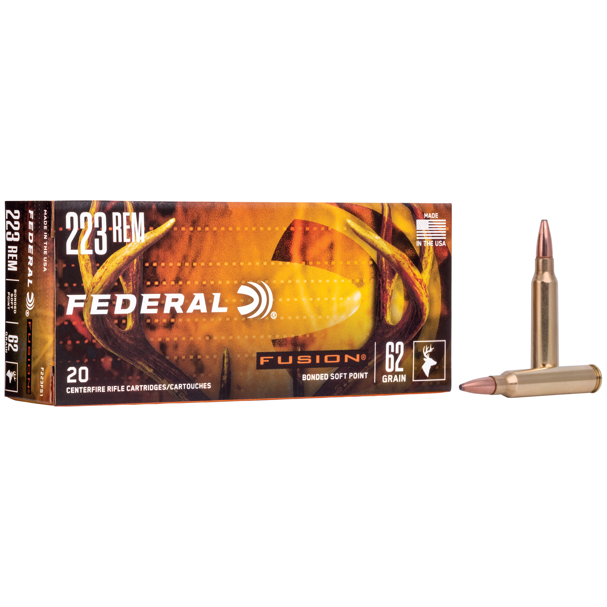 Fusion 223rem 62 Grain 20/200 bulk ammo product image