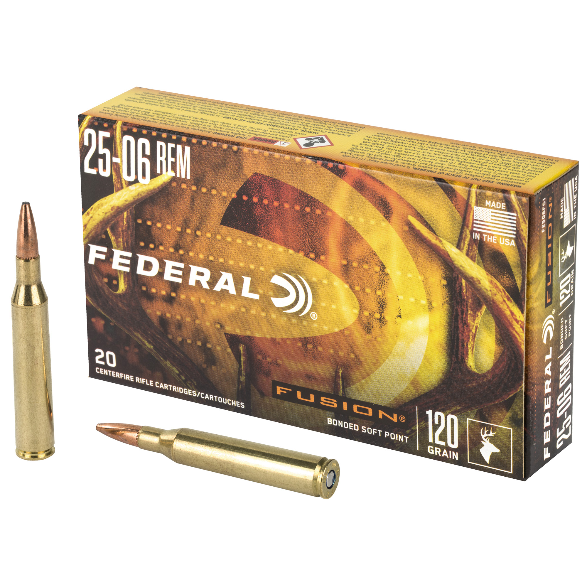 Fusion 25-06 120 Grain 20/200 bulk ammo product image