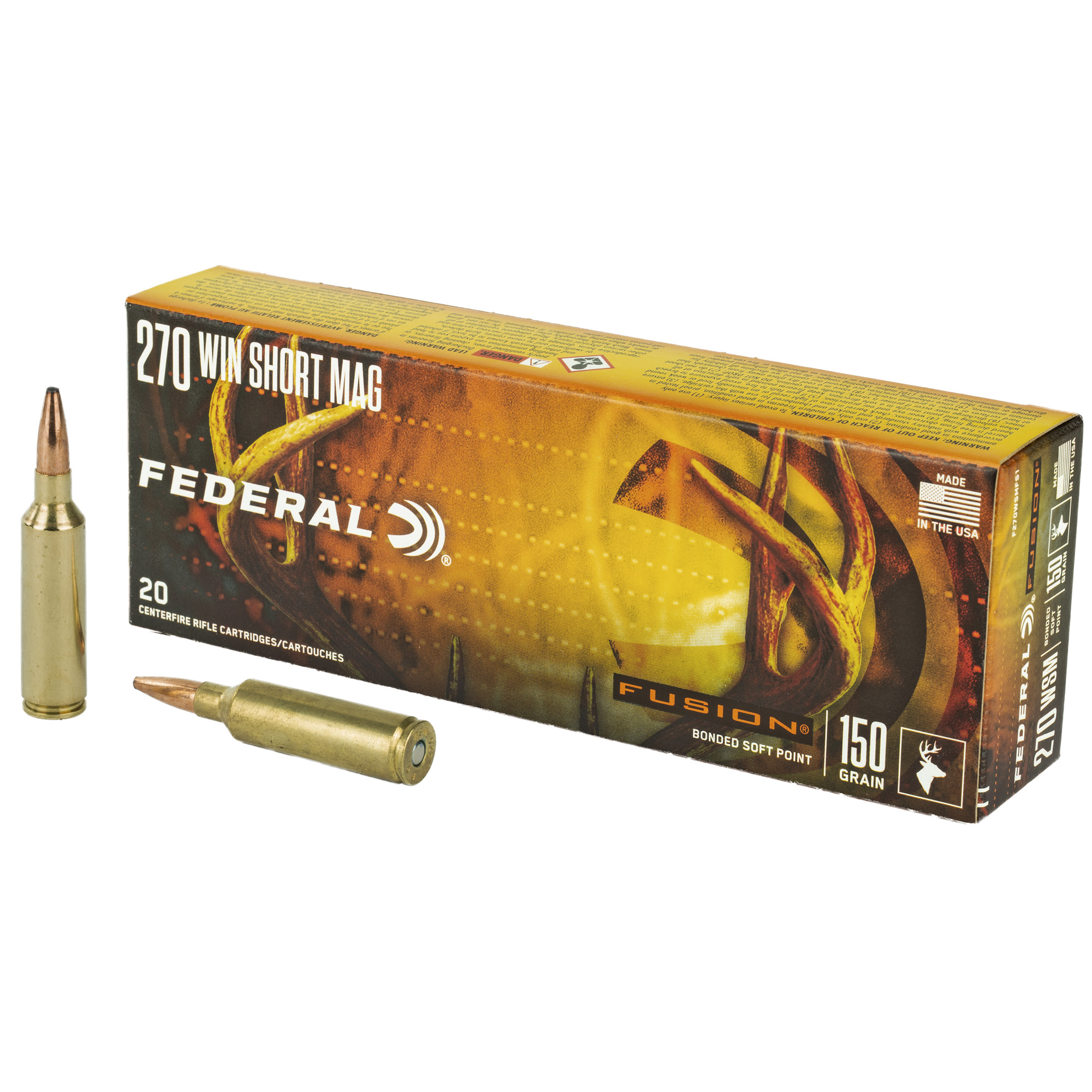 Fusion 270wsm 150 Grain 20/200 bulk ammo product image