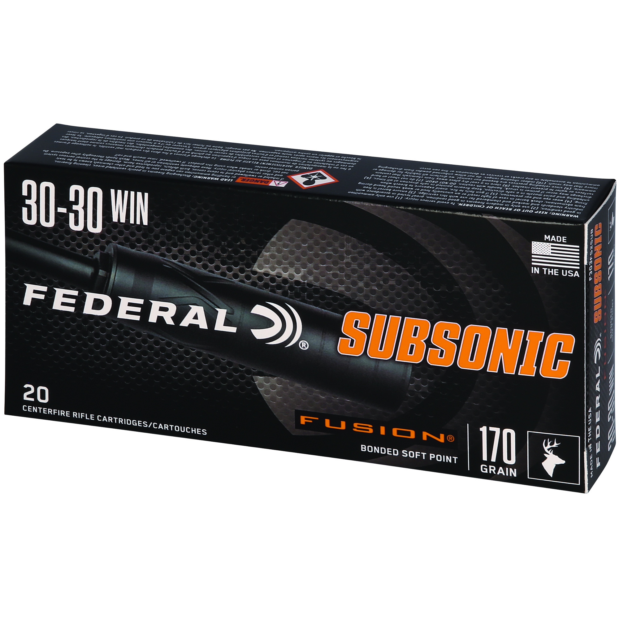 Fusion 30-30win 170 Grain Fsp 20/200 bulk ammo product image