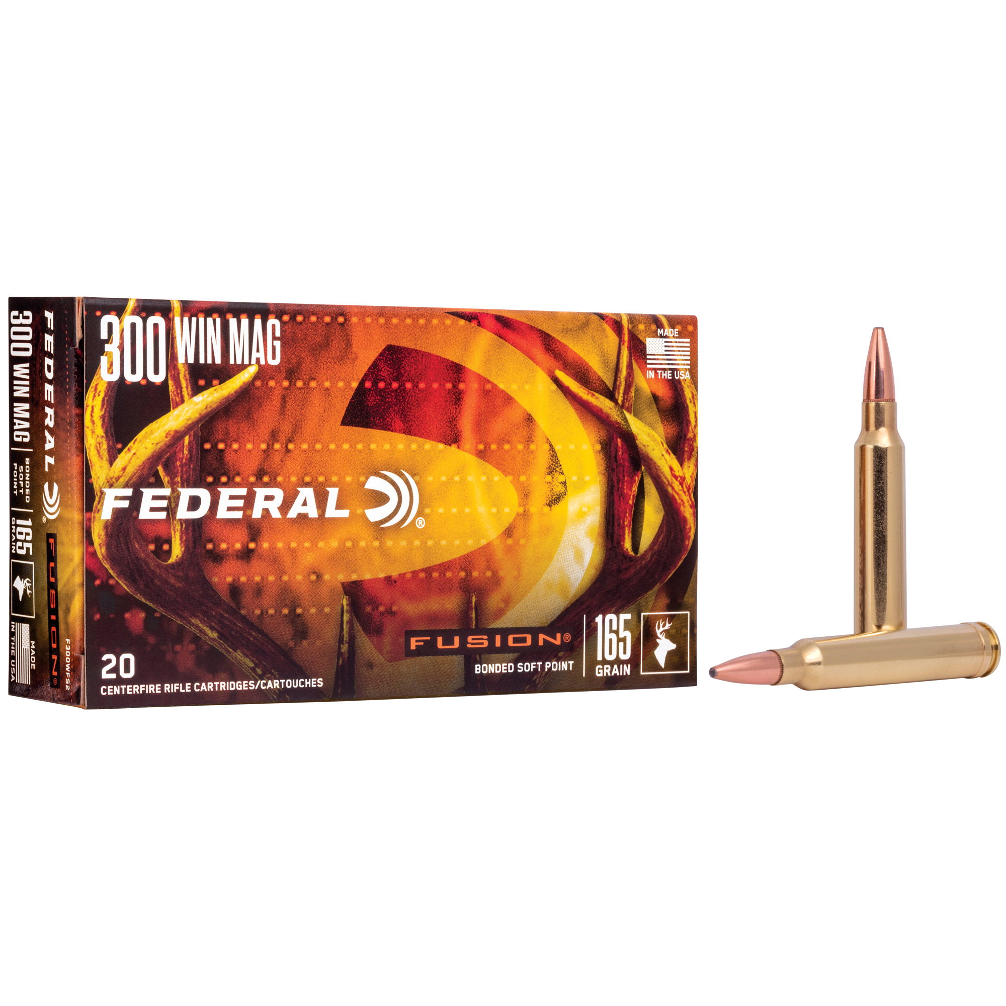 Fusion 300win 165 Grain 20/200 bulk ammo product image