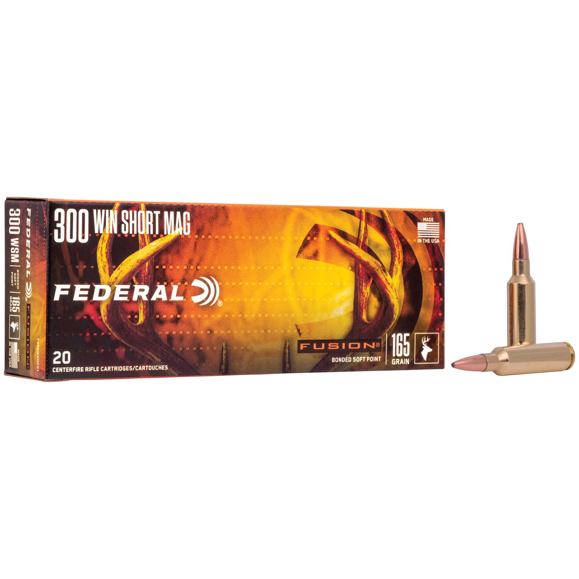 Fusion 300wsm 165 Grain 20/200 bulk ammo product image