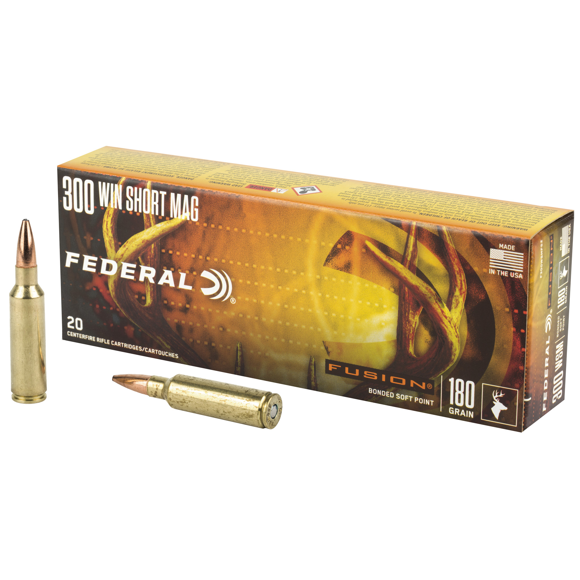 Fusion 300wsm 180 Grain 20/200 bulk ammo product image