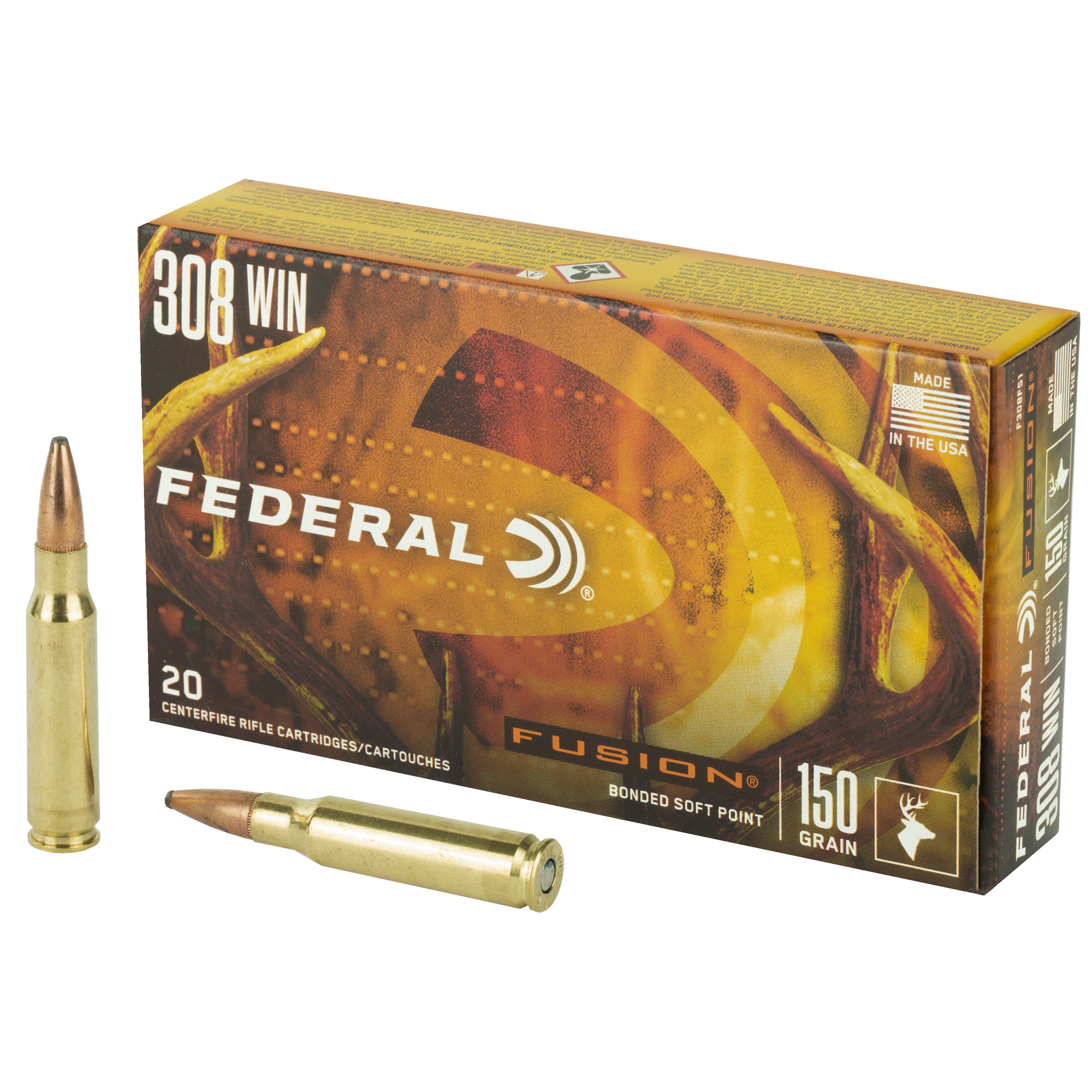 Fusion 308win 150 Grain 20/200 bulk ammo product image