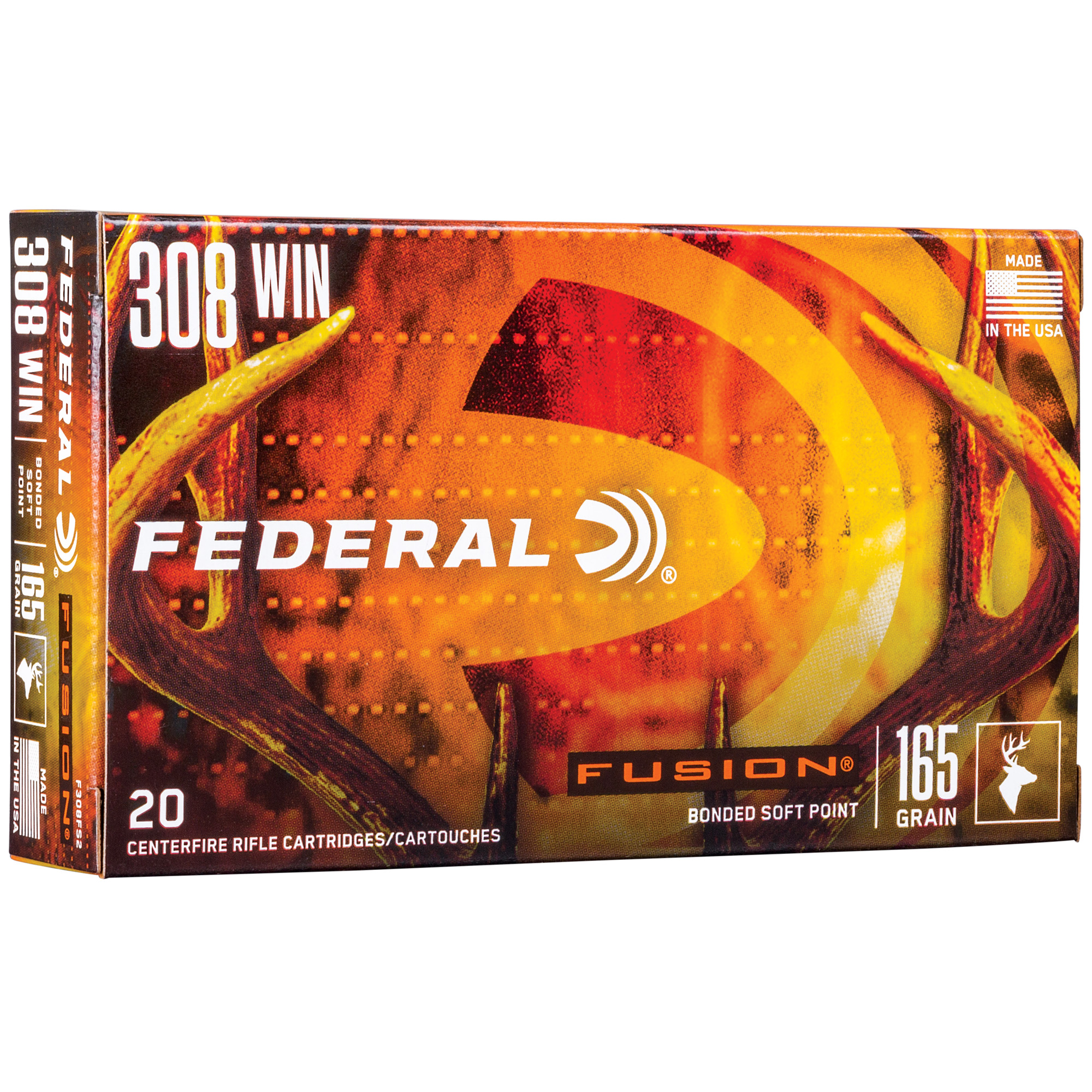 Fusion 308win 165 Grain 20/200 bulk ammo product image
