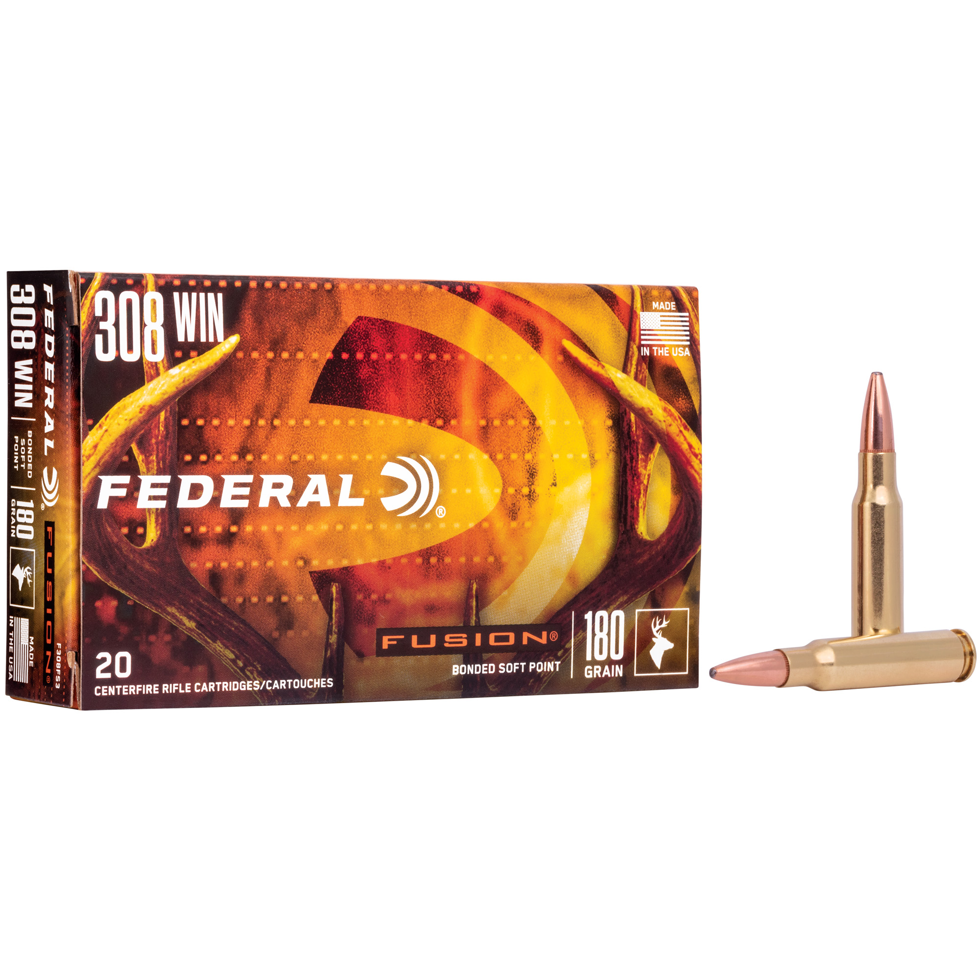 Fusion 308win 180 Grain 20/200 bulk ammo product image