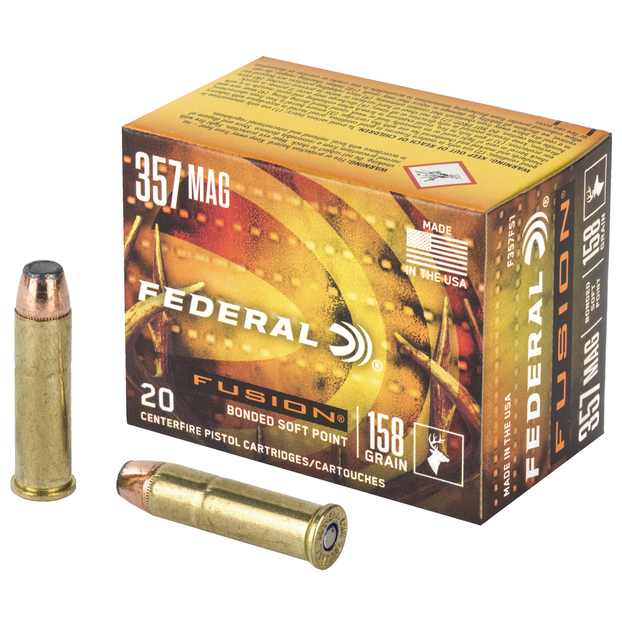 Fusion 357mag 158 Grain 20/200 bulk ammo product image