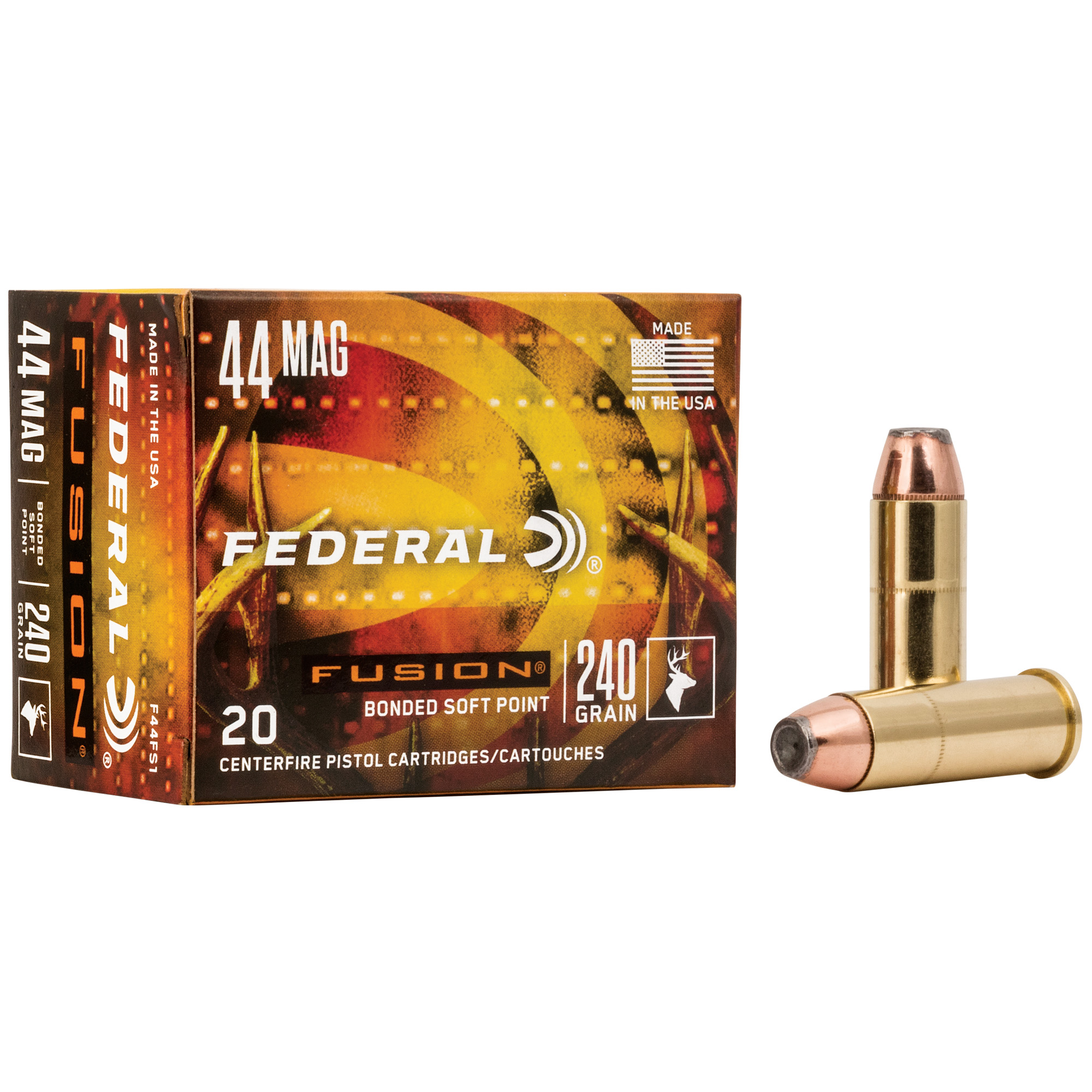 Fusion 44mag 240 Grain 20/200 bulk ammo product image