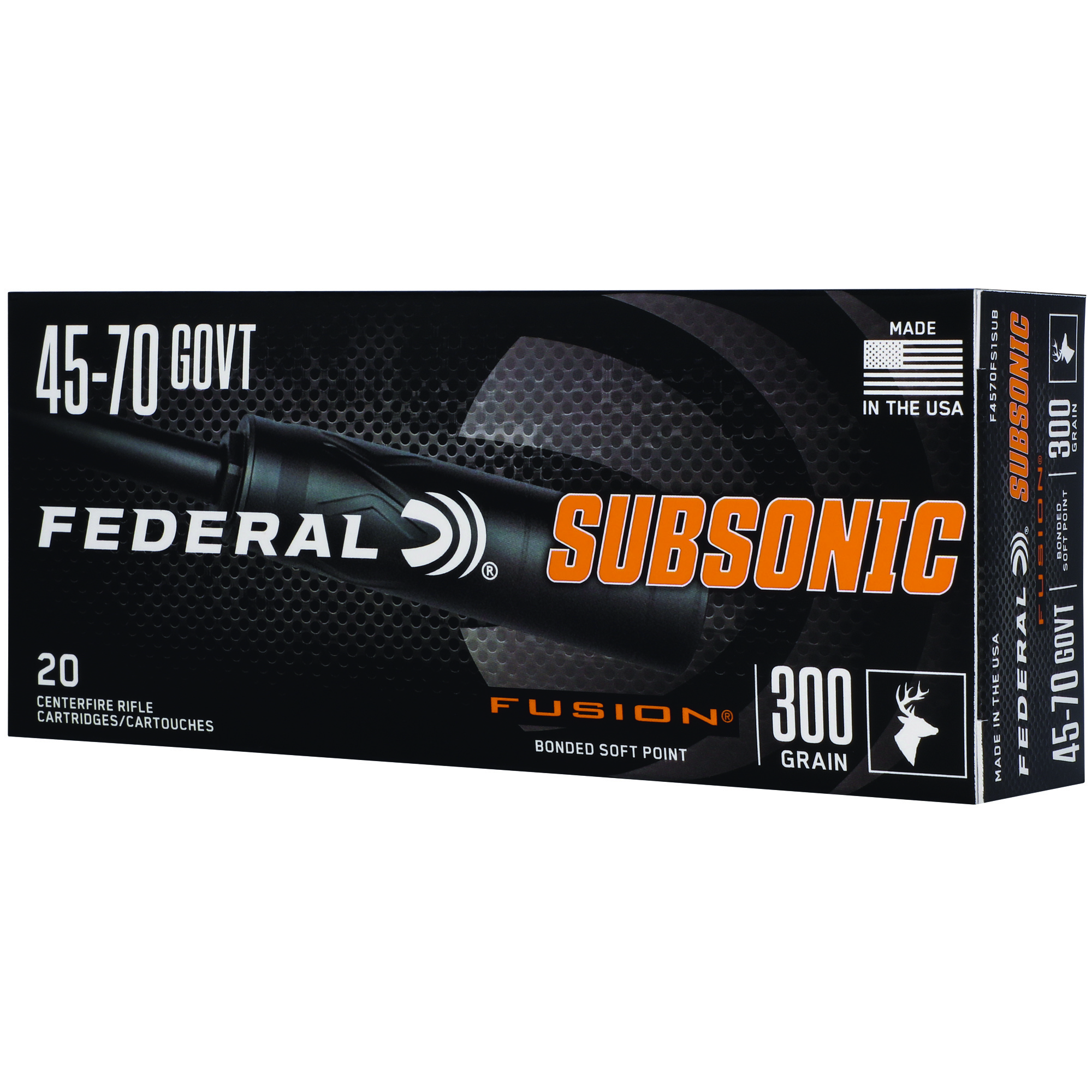 Fusion 45-70govt 300 Grain Bsp 20/200 bulk ammo product image