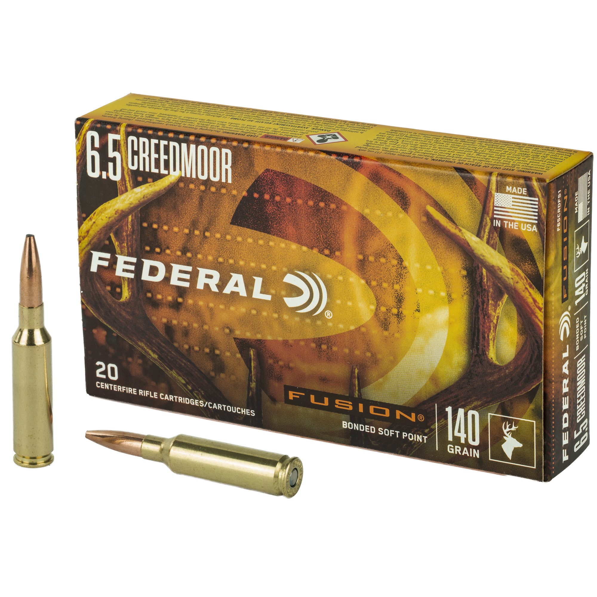 Fusion 6.5 Creedmoor 140 Grain 20/200 bulk ammo product image