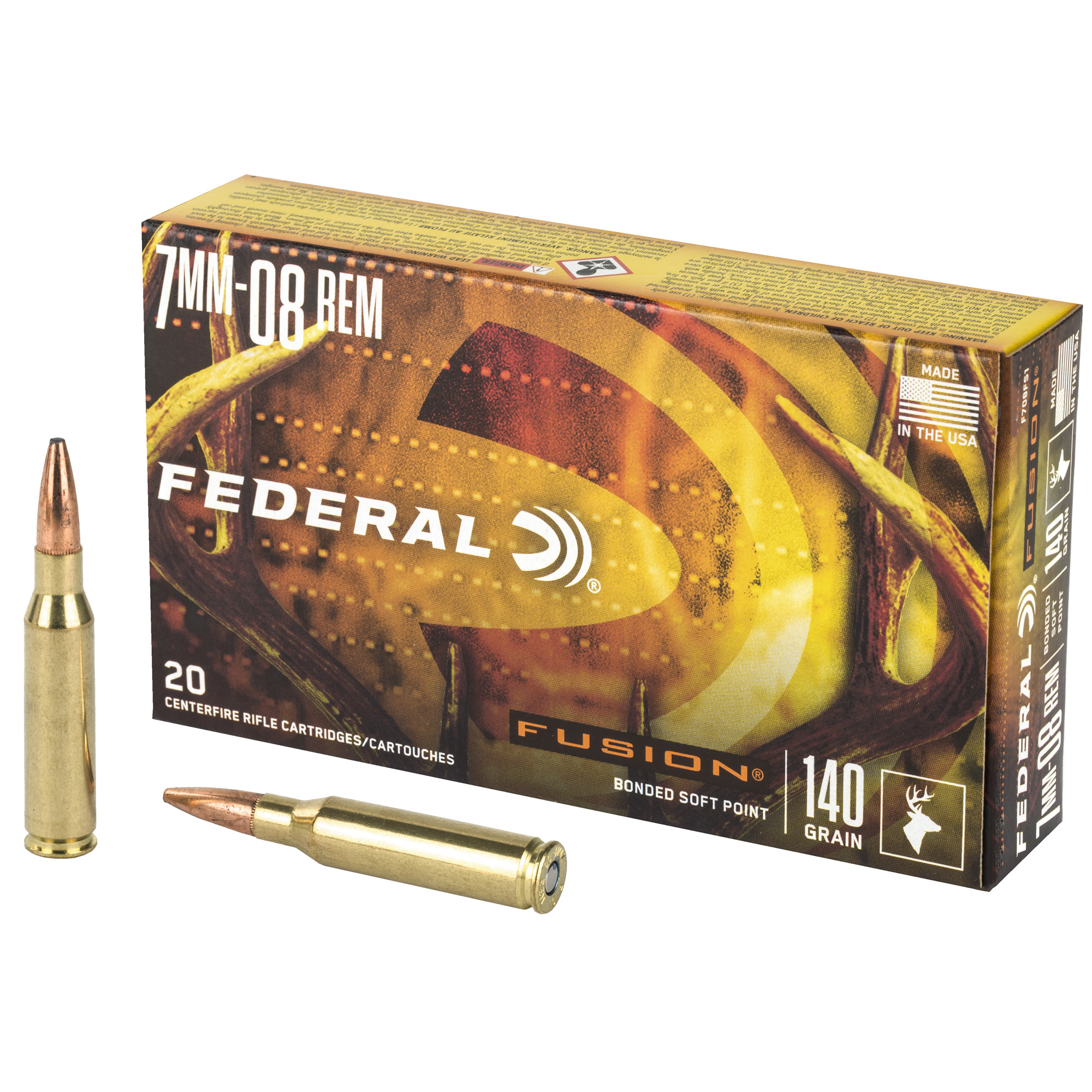 Fusion 7mm-08 140 Grain 20/200 bulk ammo product image