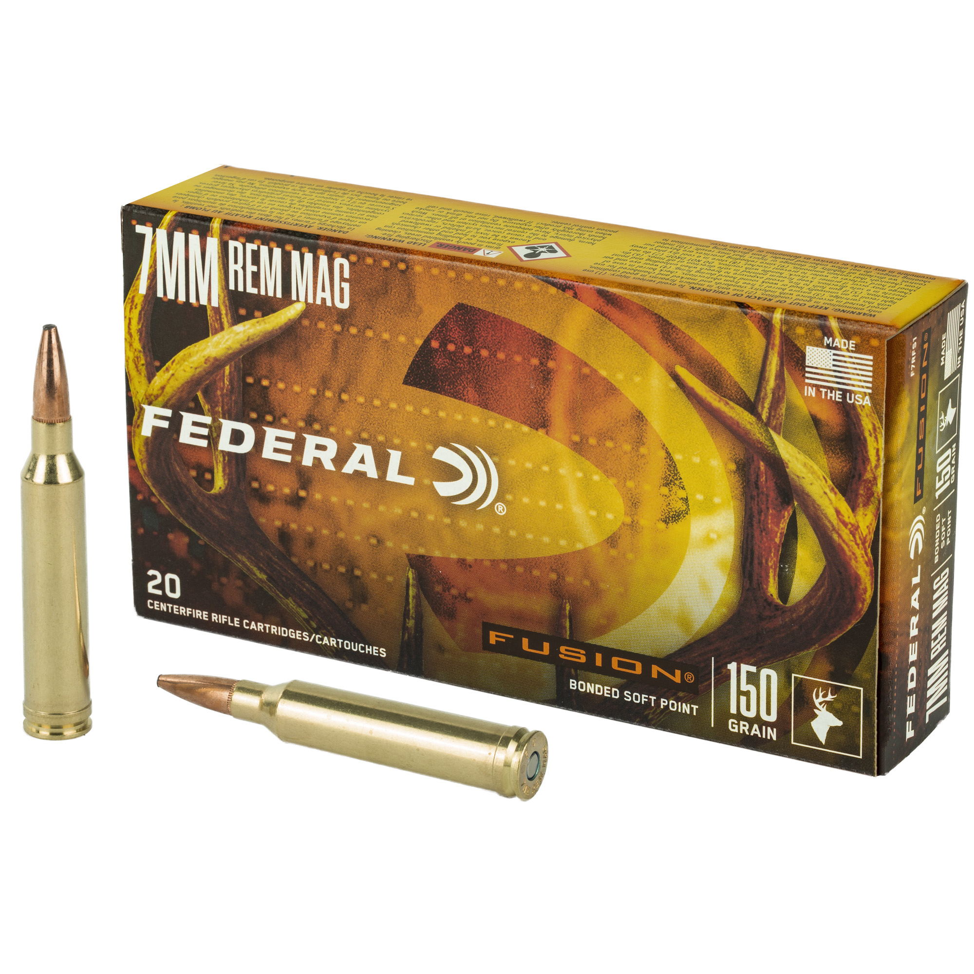 Fusion 7mm Rem Mag 150 Grain 20/200 bulk ammo product image