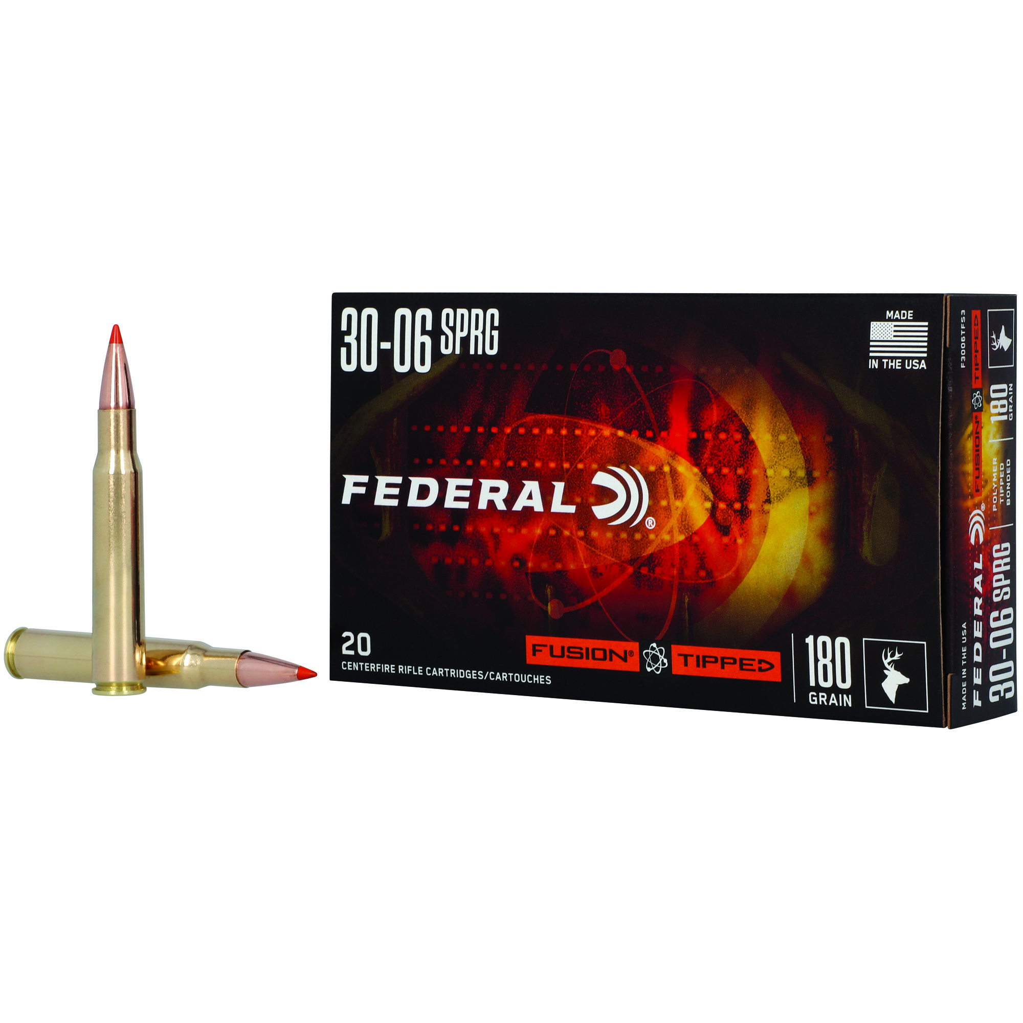 Fusion Tipped 30-06spg 180 Grain 20/200 bulk ammo product image