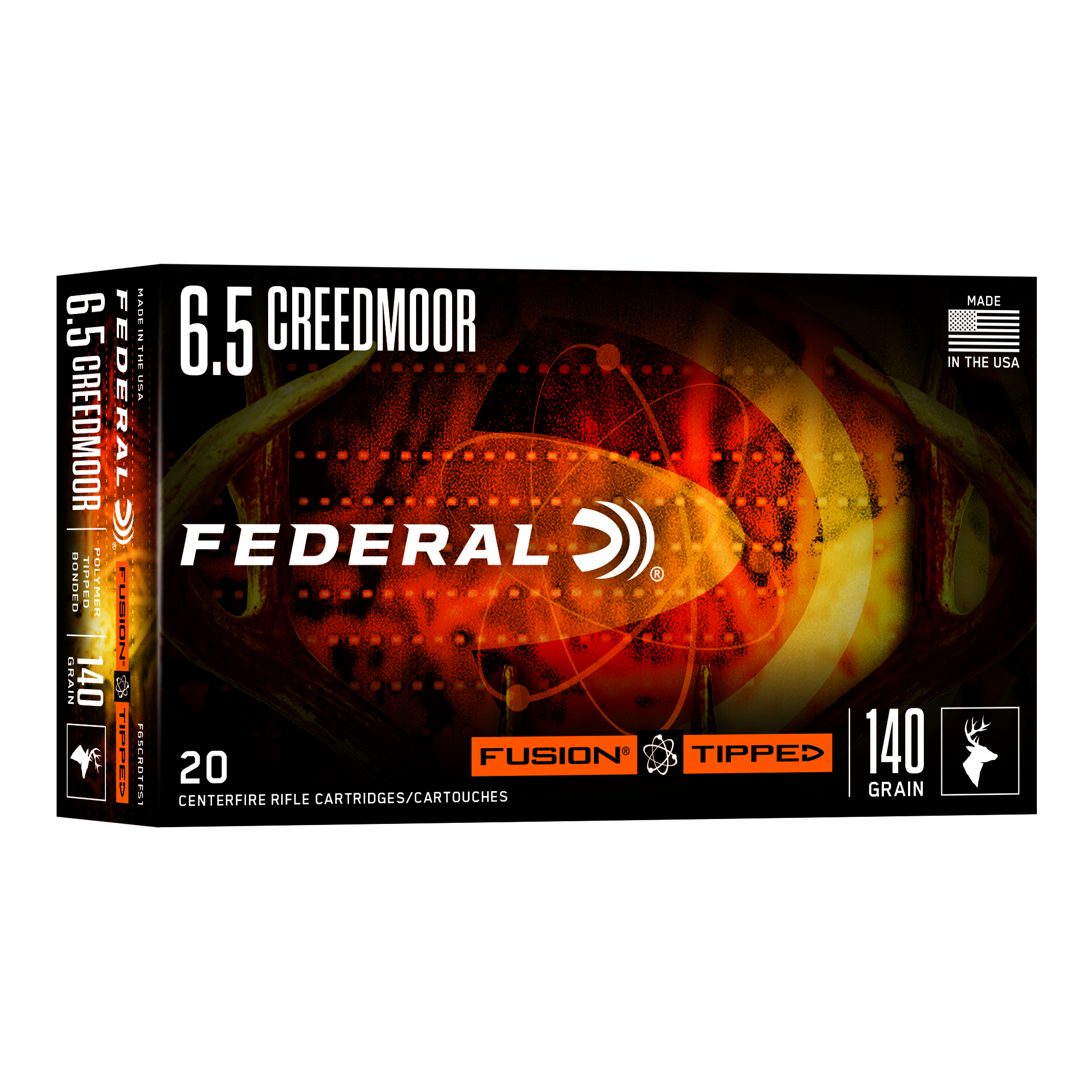 Fusion Tipped 6.5crd 140 Grain 20/200 bulk ammo product image