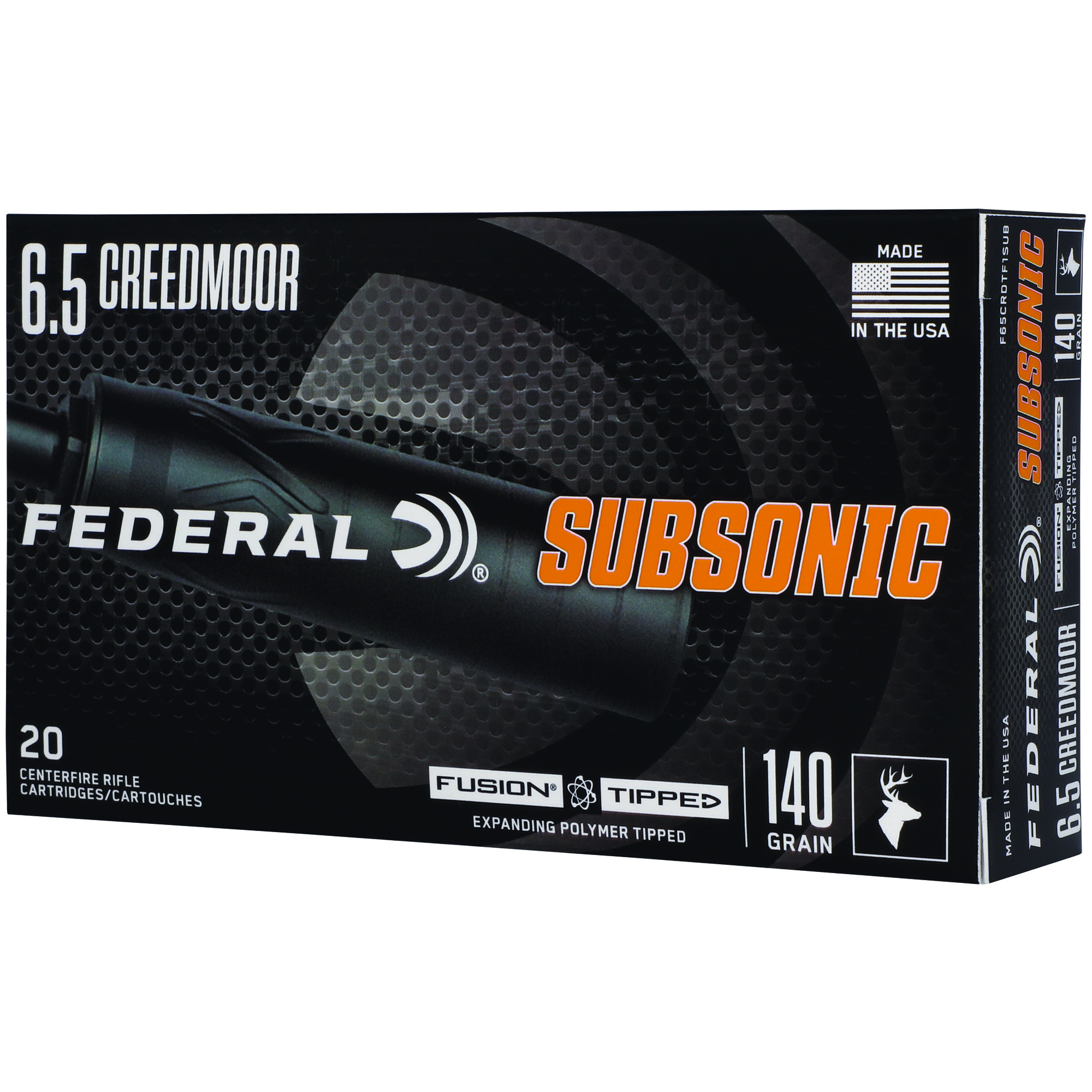 Fusion Tipped 6.5crd 140 Grain 20/200 bulk ammo product image