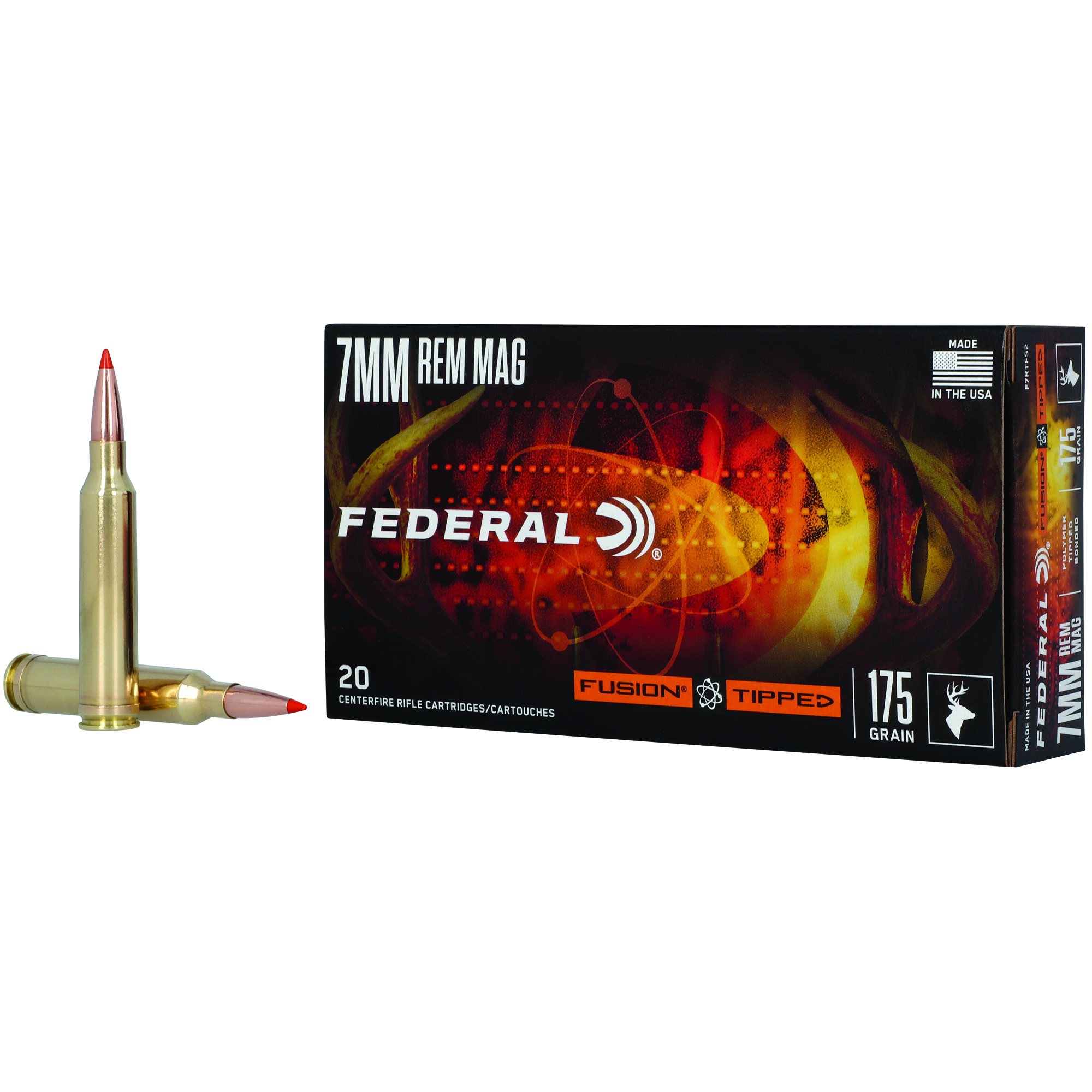 Fusion Tipped 7mm Mag 175 Grain 20/200 bulk ammo product image