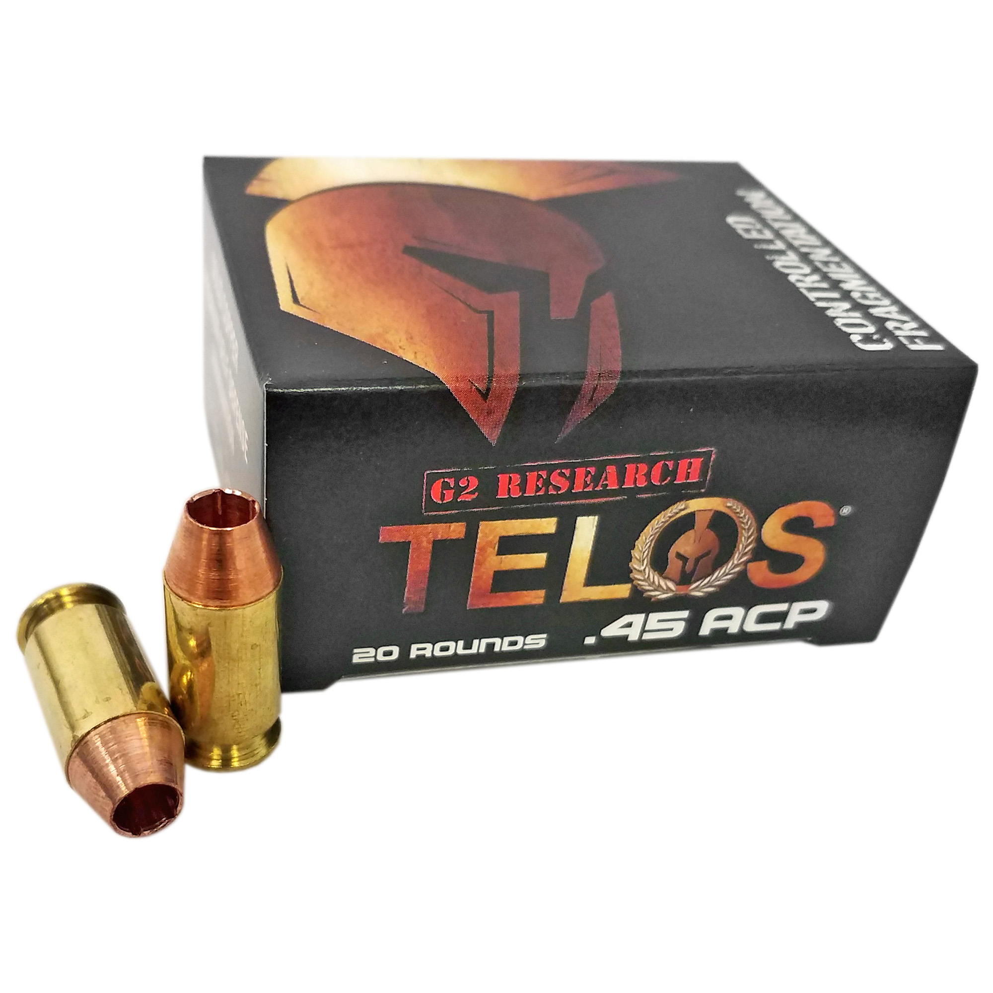 G2r Telos 45 ACP 160 Grain 20/500 bulk ammo product image
