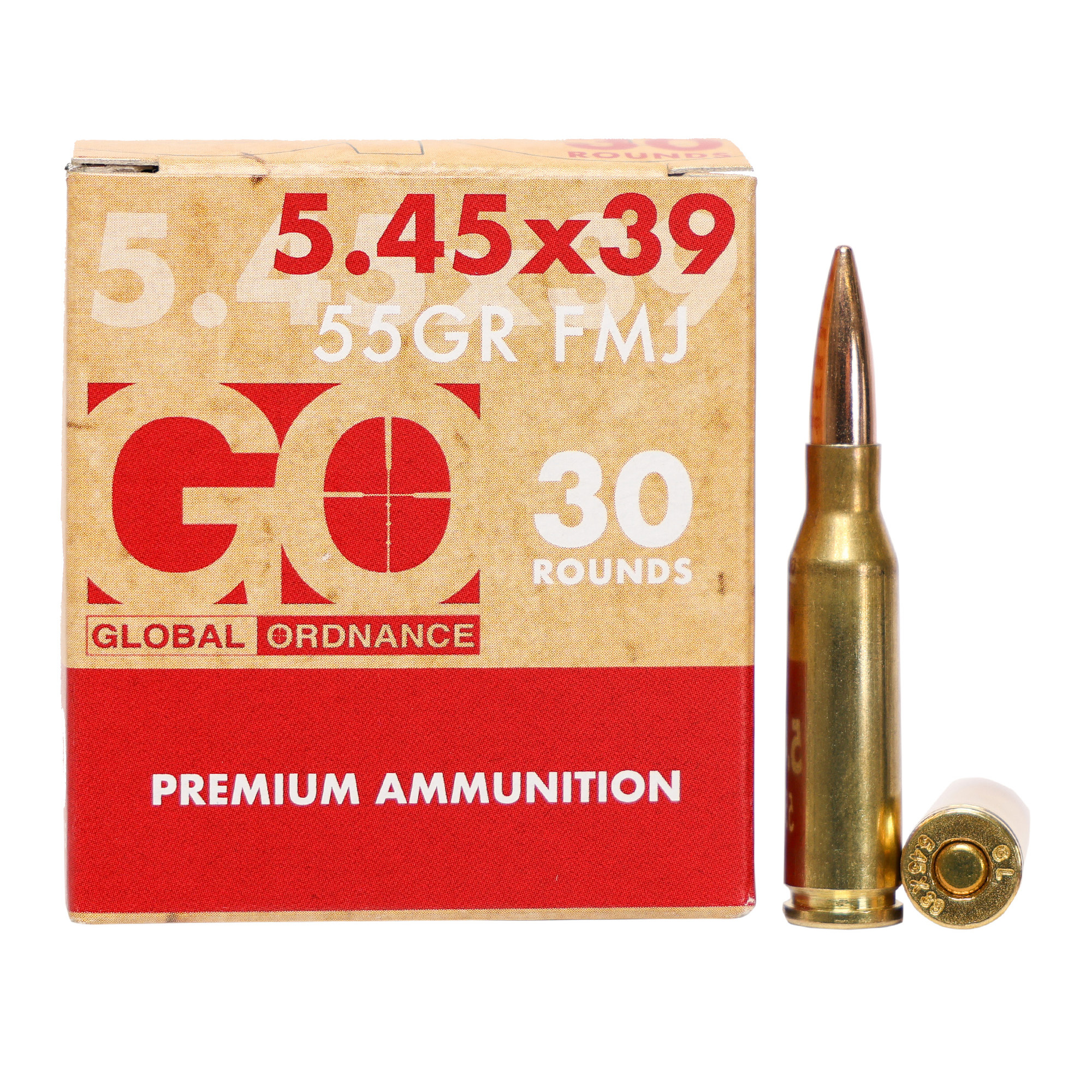 Go 5.45x39mm 55 Grain FMJ Brass 30/1350 bulk ammo product image