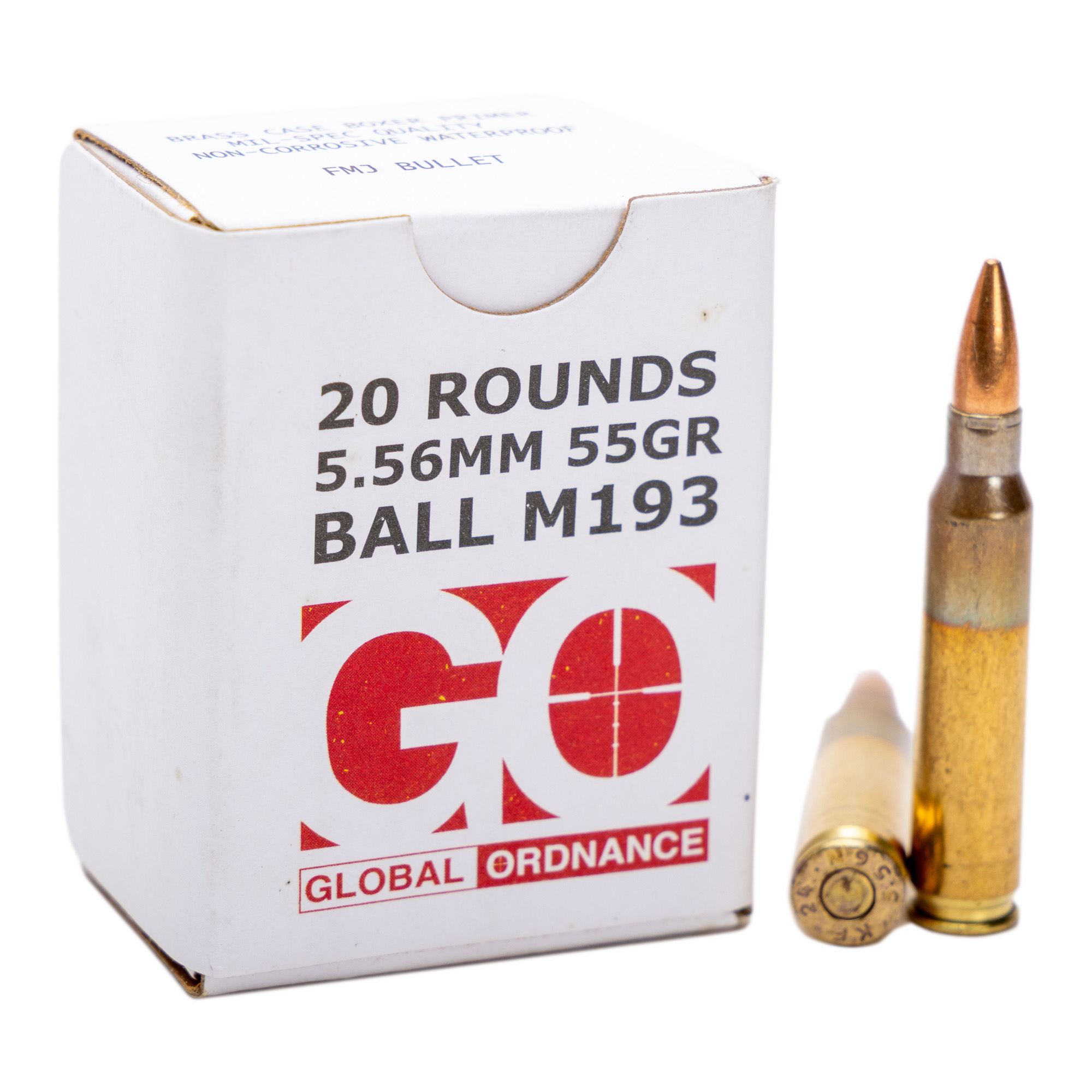 Go 556nato M193 55 Grain FMJ 20/1000 bulk ammo product image