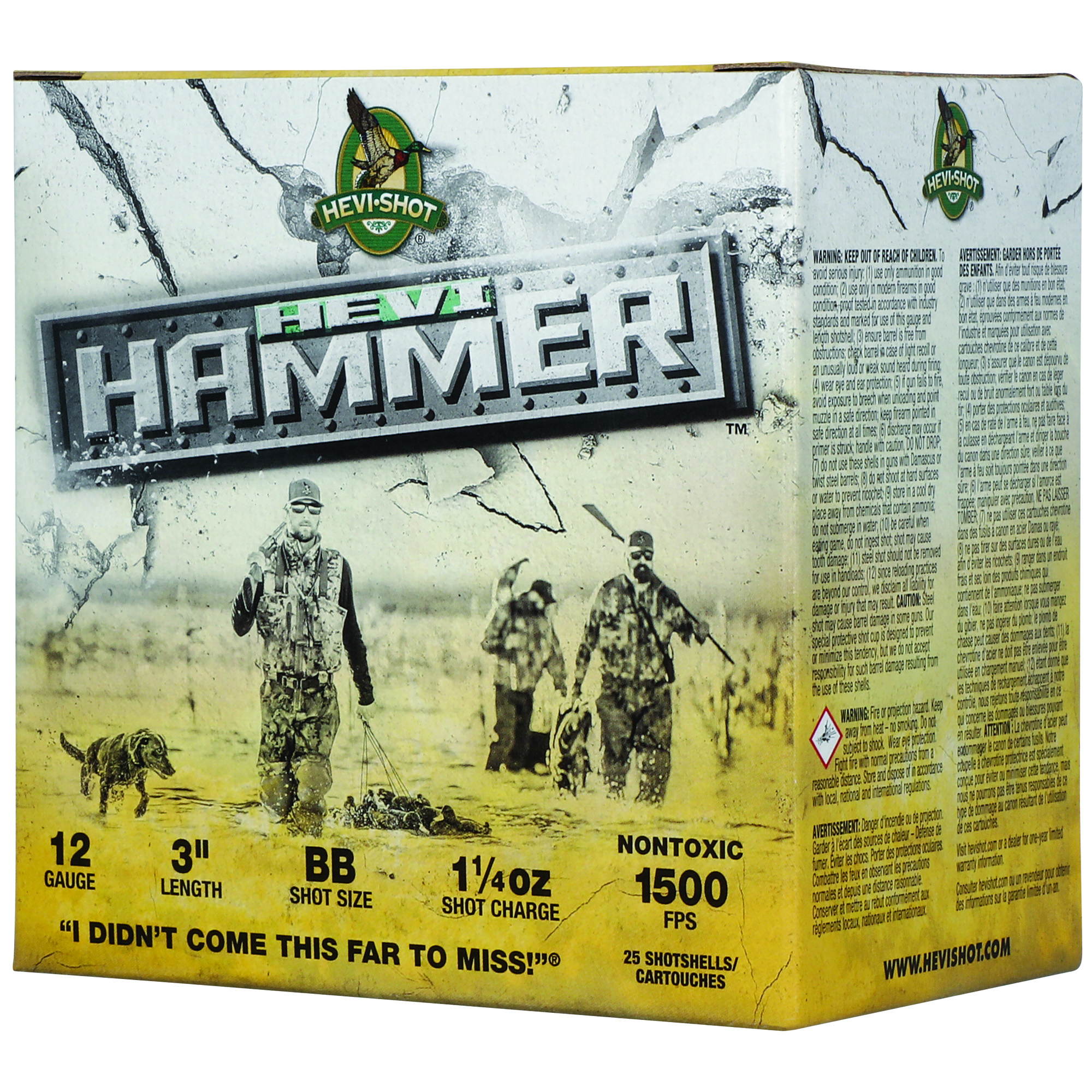 Hevi-Hammer 12 Gauge 3″ 1.25 oz Bb bulk ammo product image