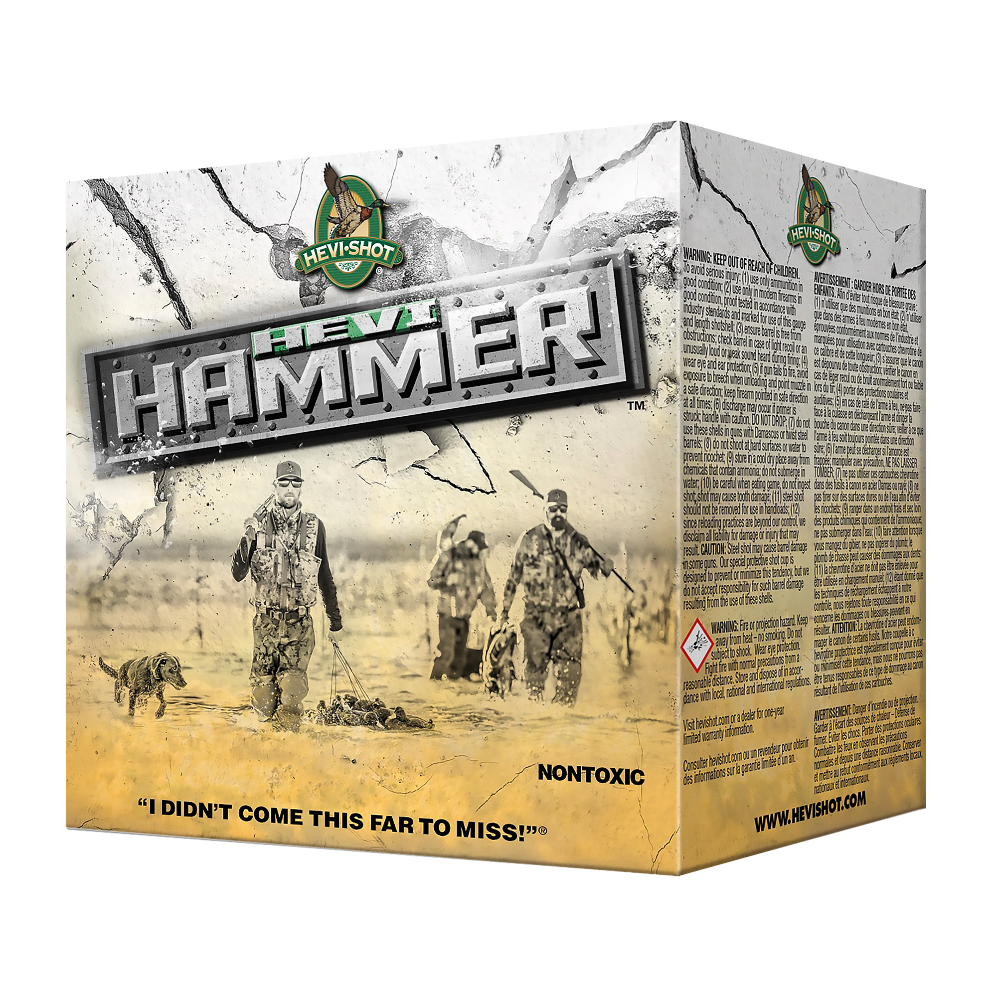 Hevi Hammer 12 Gauge 3″ #2 Shot 25/250 bulk ammo product image