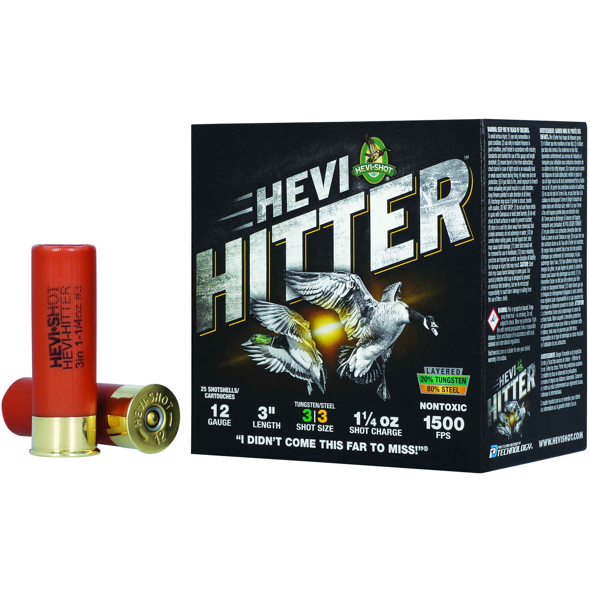 Hevi-Hitter 12 Gauge 3″ 1.25 oz #3 Tg/stl bulk ammo product image