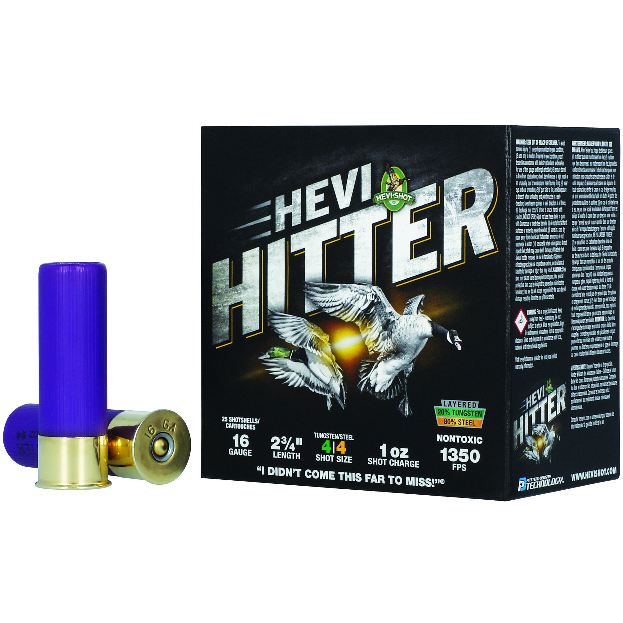 Hevi-Hitter 16 Gauge 2.75″ 1 oz #4 Tg/stl bulk ammo product image