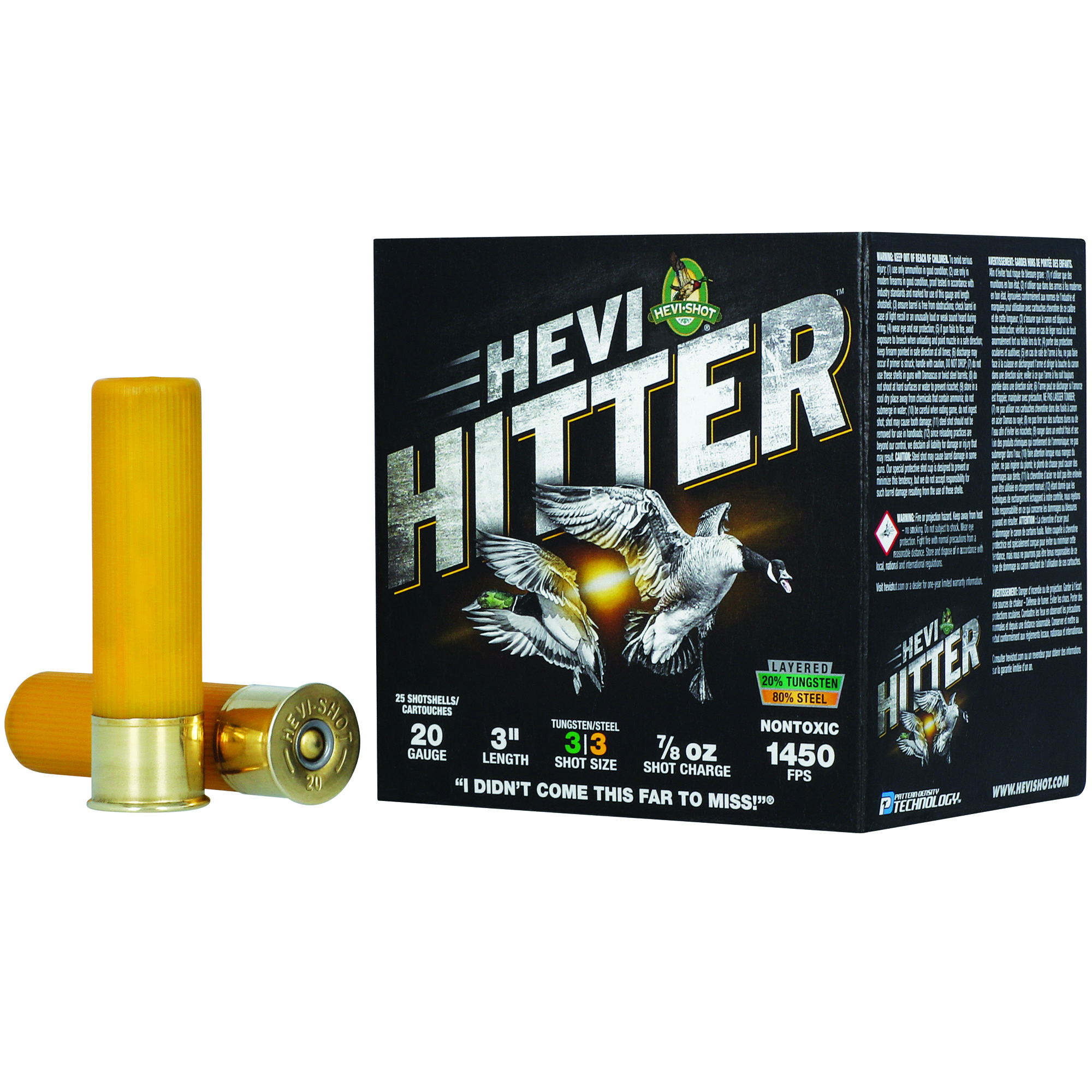Hevi-Hitter 20 Gauge 3″ 7/8 oz #3 Tg/stl bulk ammo product image