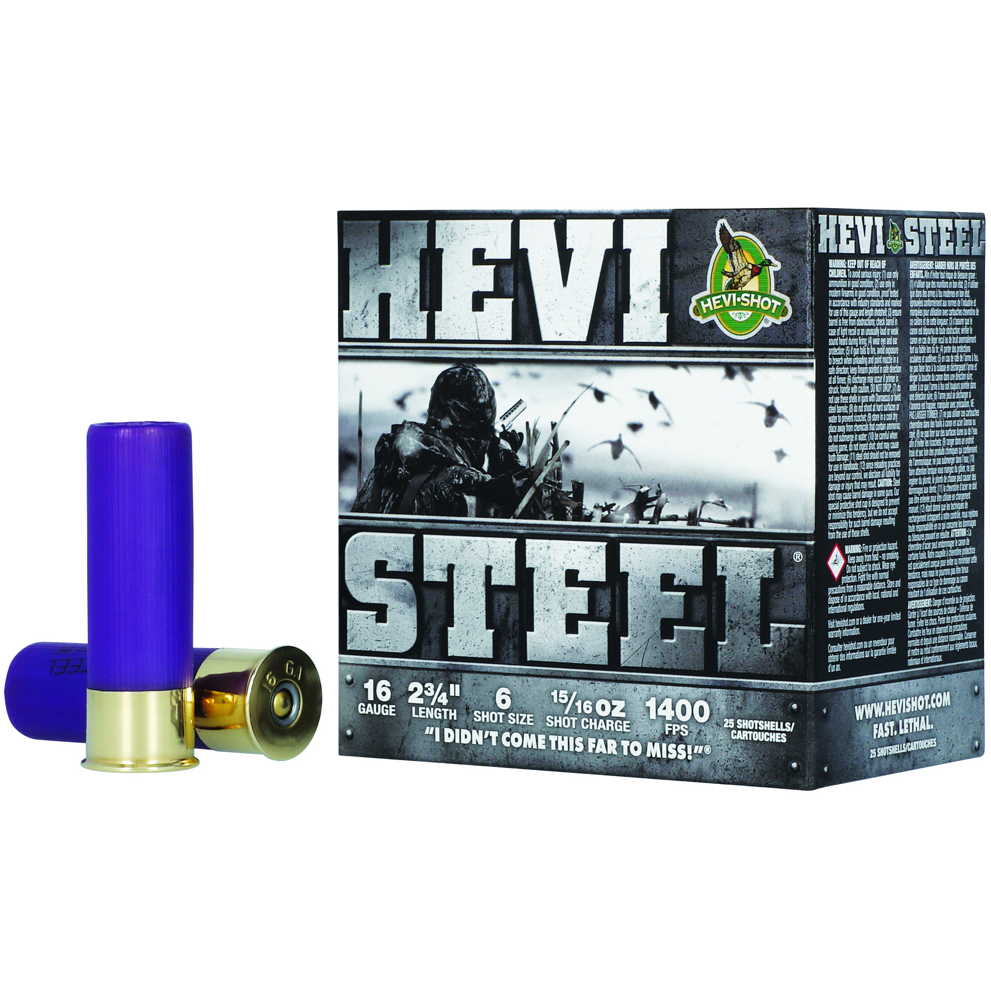 Hevi-Steel 16 Gauge 2.75″ 15/16 oz #6 bulk ammo product image