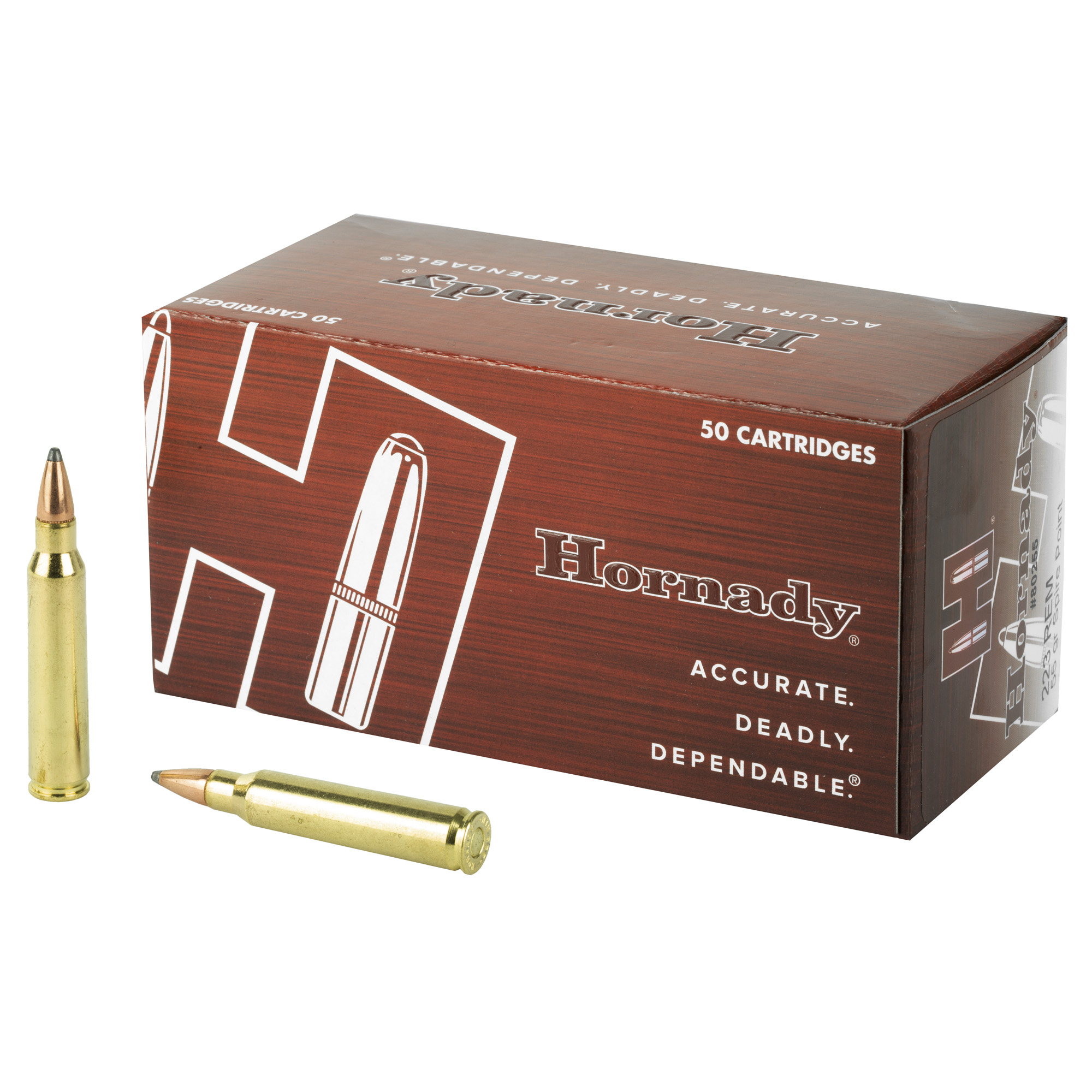 Hornady 223rem 55 Grain SP 50/500 bulk ammo product image