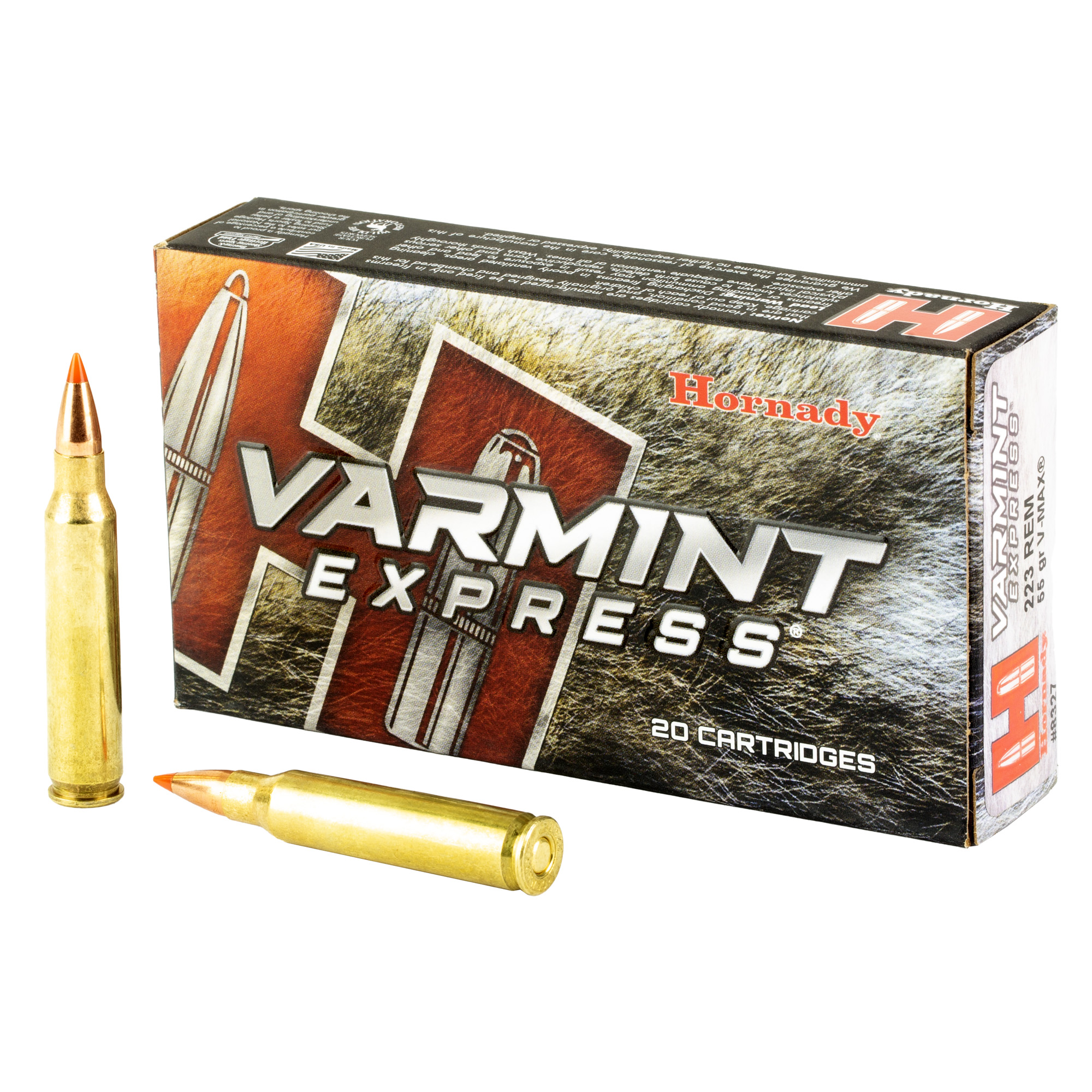 Hornady 223rem 55 Grain Vmax 20/200 bulk ammo product image