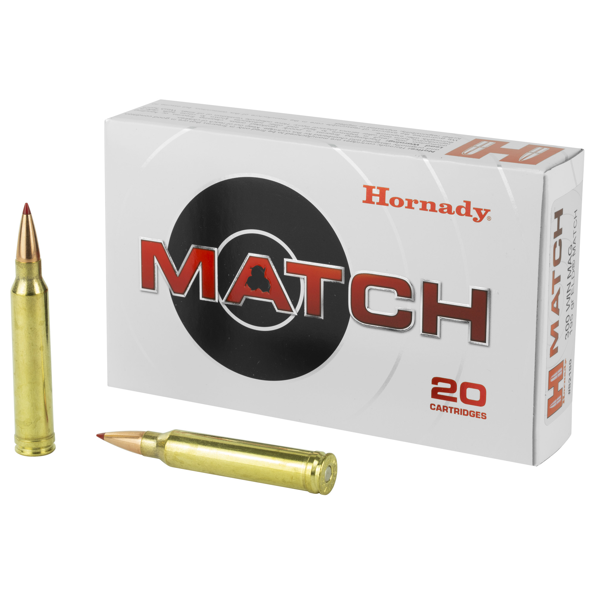 Hornady 300win 195 Grain Eld 20/200 bulk ammo product image