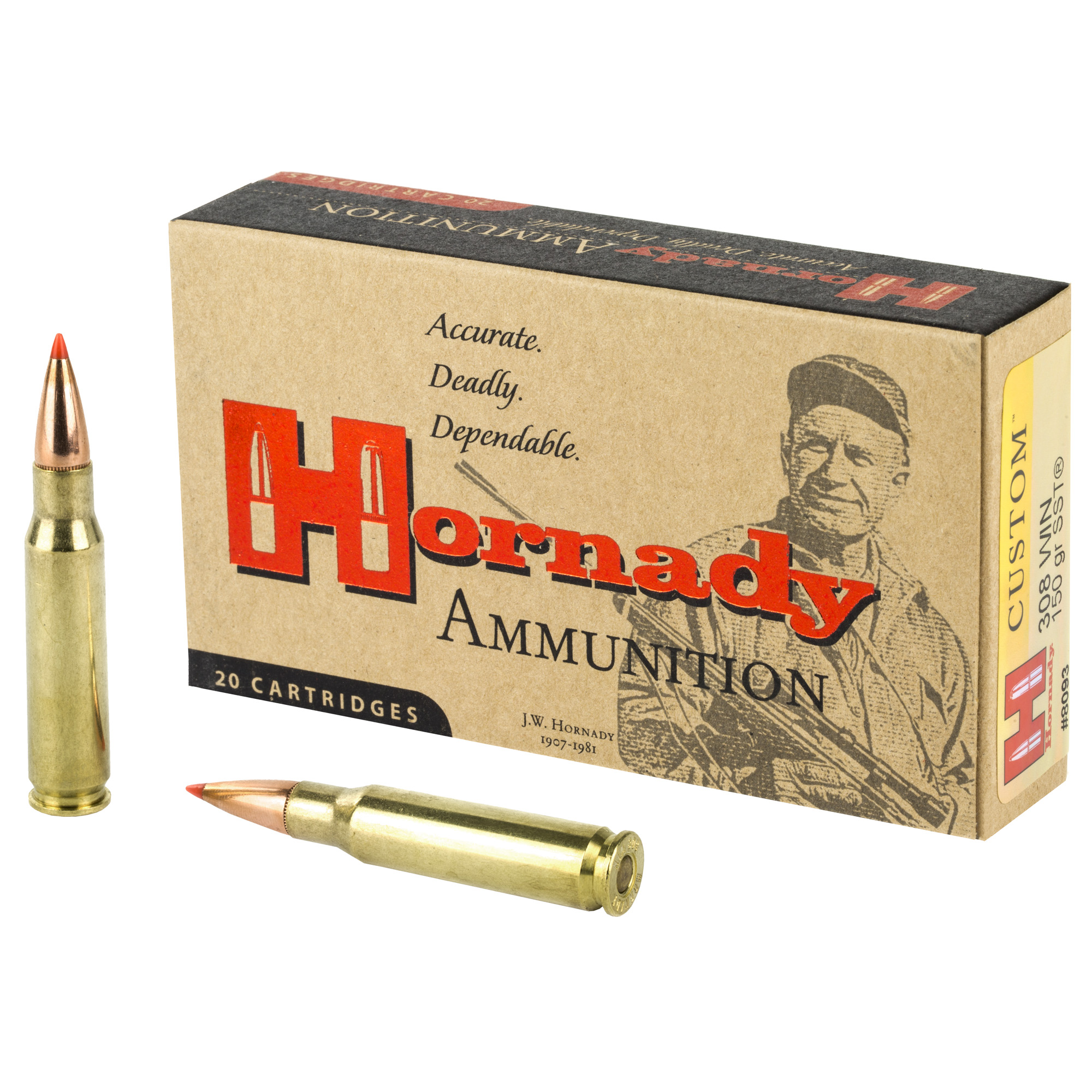 Hornady 308win 150 Grain SST 20/200 bulk ammo product image