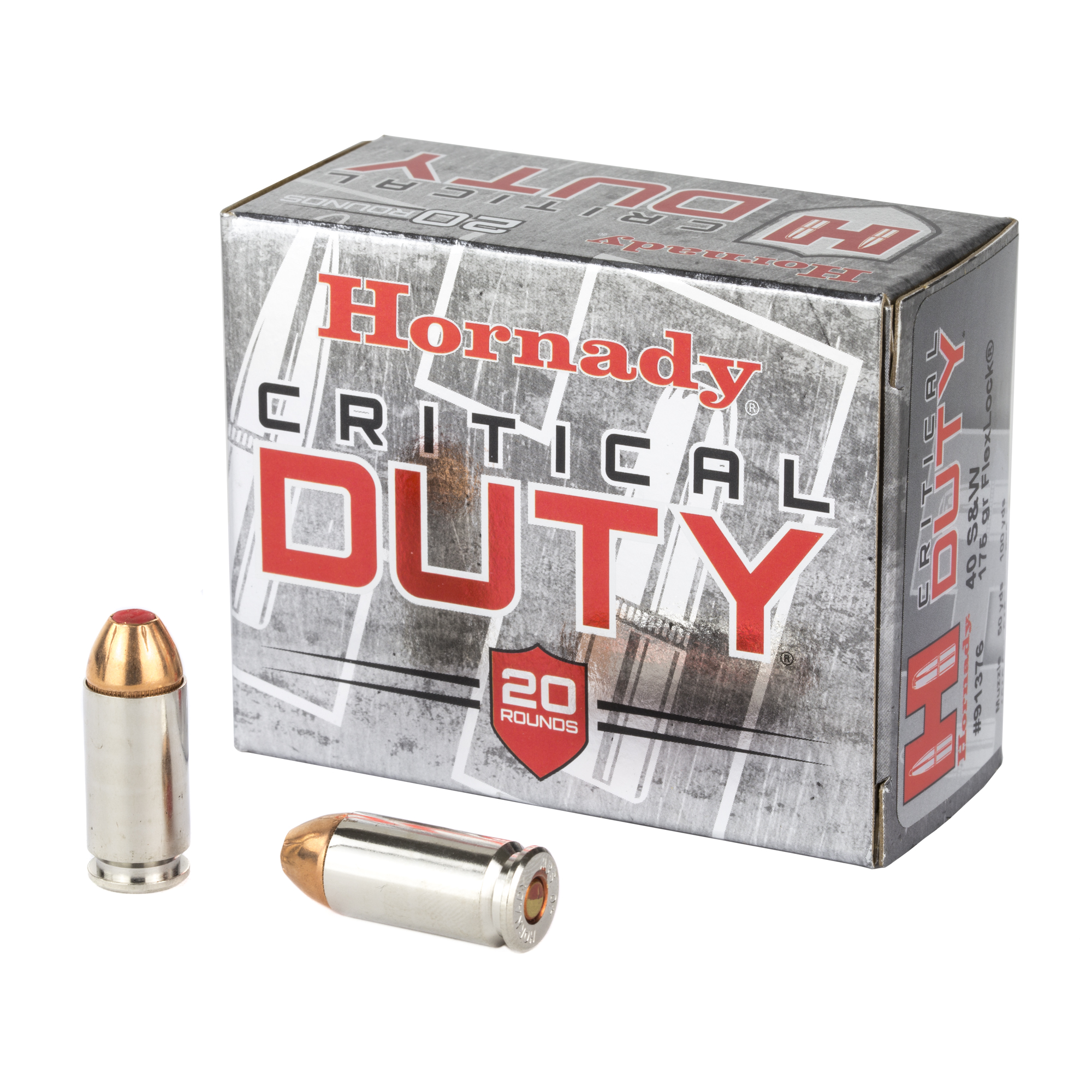 Hornady 40sw 175 Grain Crt Duty 20/200 bulk ammo product image