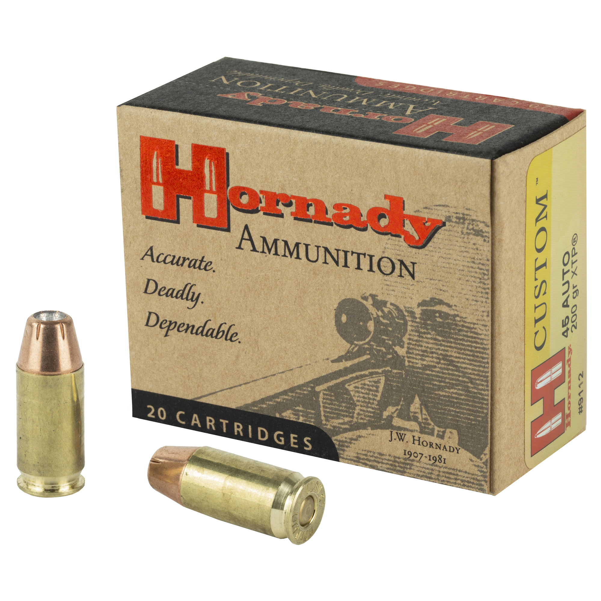 Hornady 45 ACP 200 Grain Jhp/xtp 20/200 bulk ammo product image