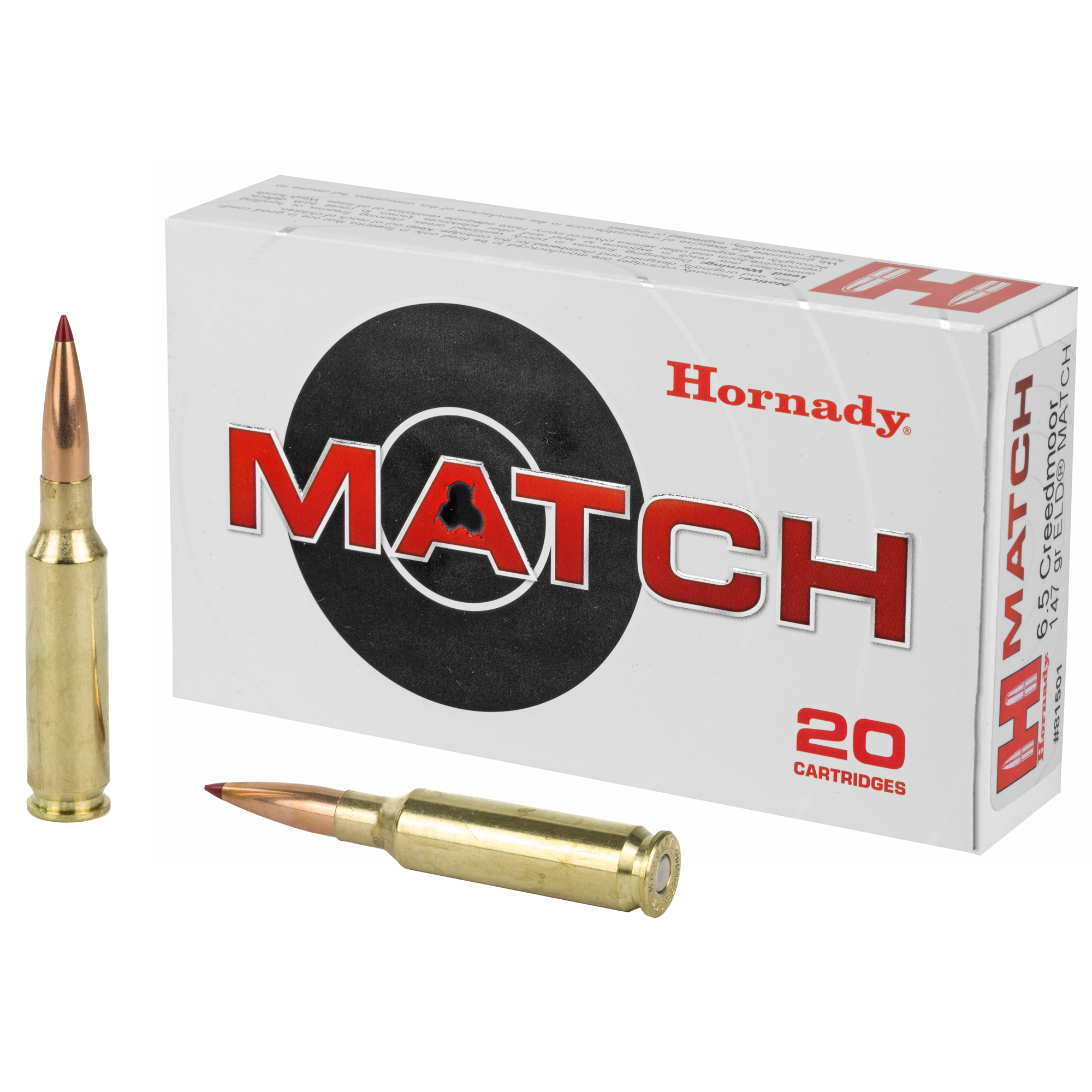 Hornady 6.5 Crdmr 147 Grain ELD-M 20/200 bulk ammo product image