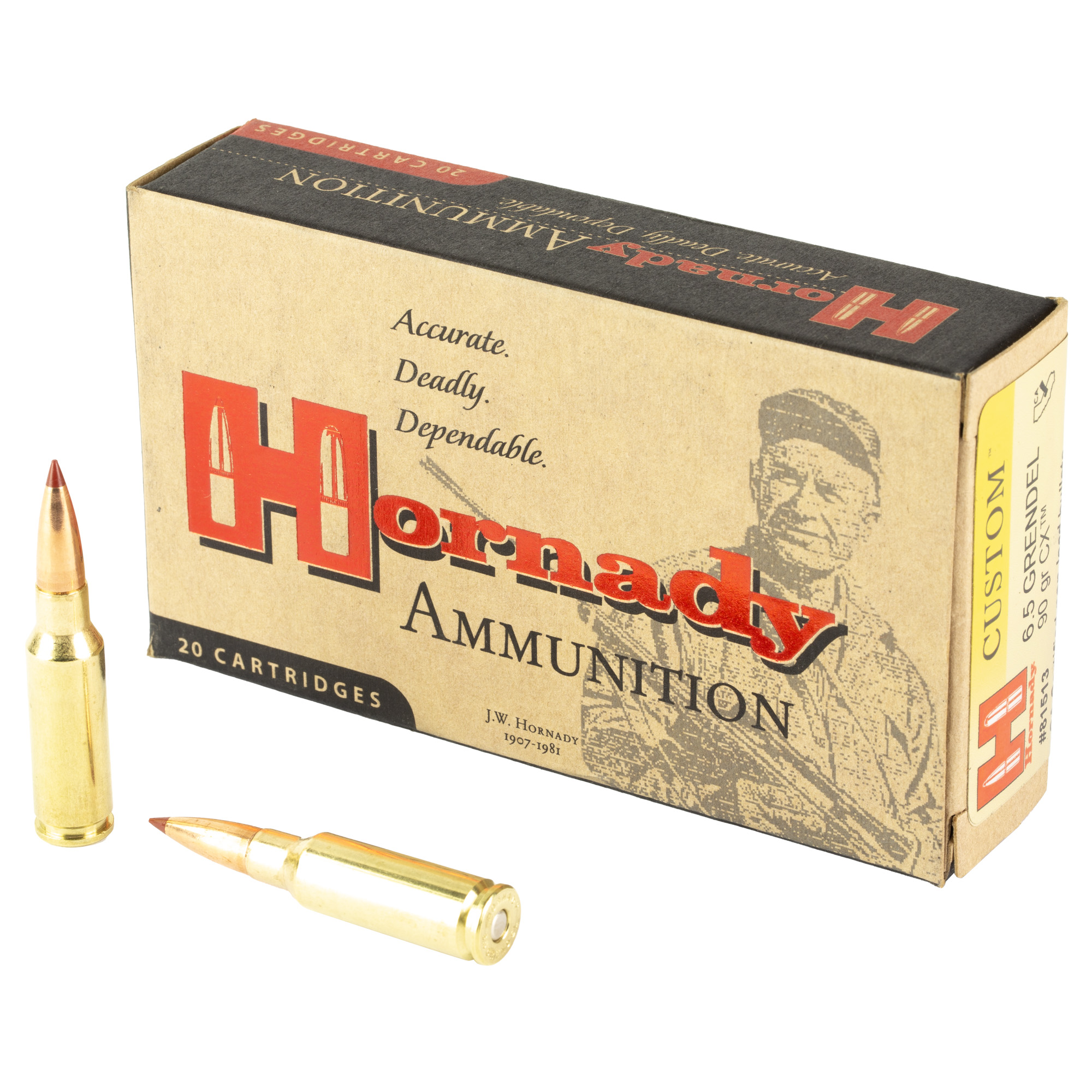 Hornady 6.5 Grendel 90 Grain CX 20/200 bulk ammo product image