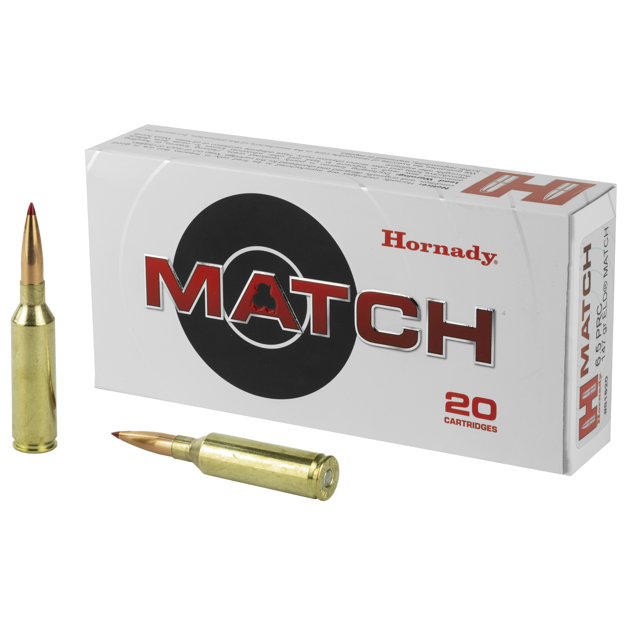 Hornady 6.5 PRC 147 Grain Eld 20/200 bulk ammo product image