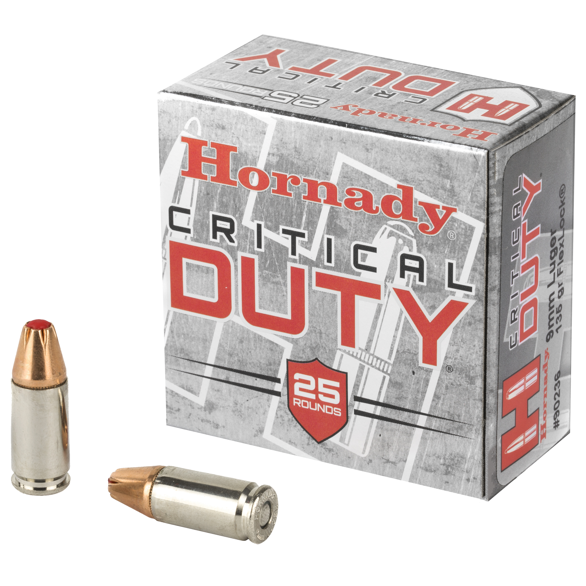 Hornady 9mm 135 Grain Crt Duty 25/250 bulk ammo product image