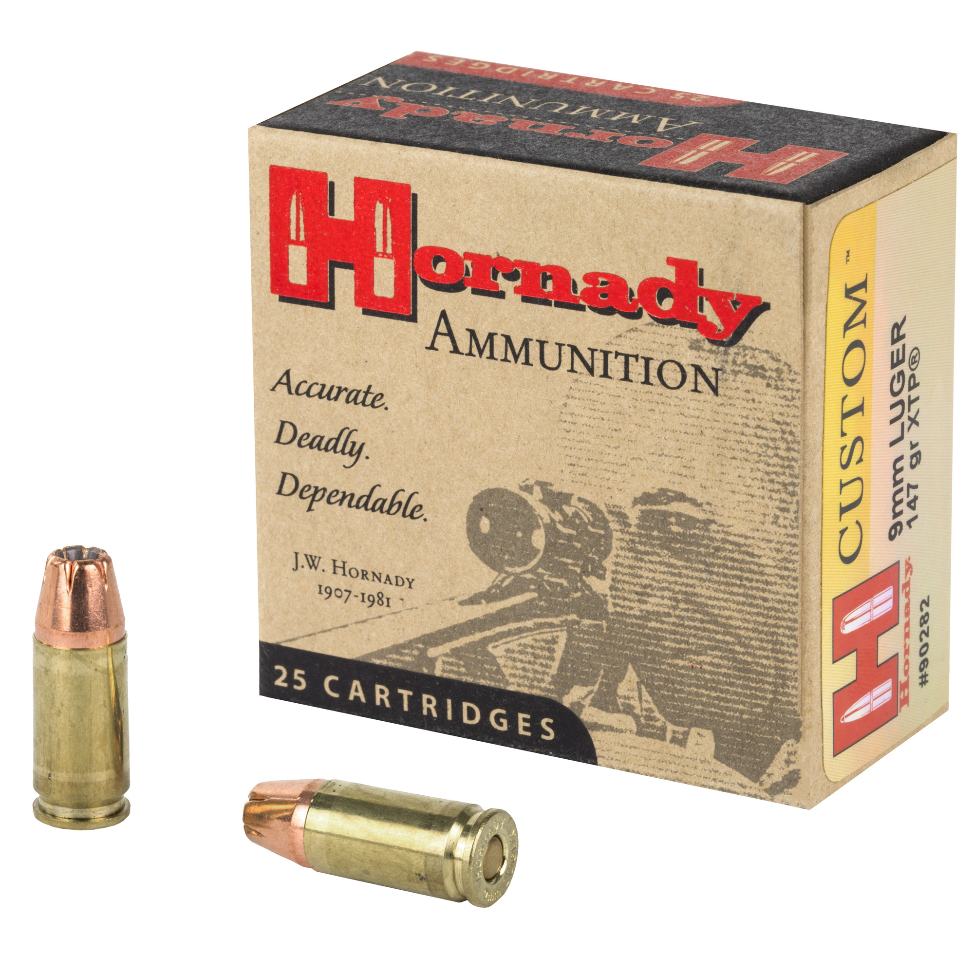 Hornady 9mm 147 Grain Jhp/xtp 25/250 bulk ammo product image