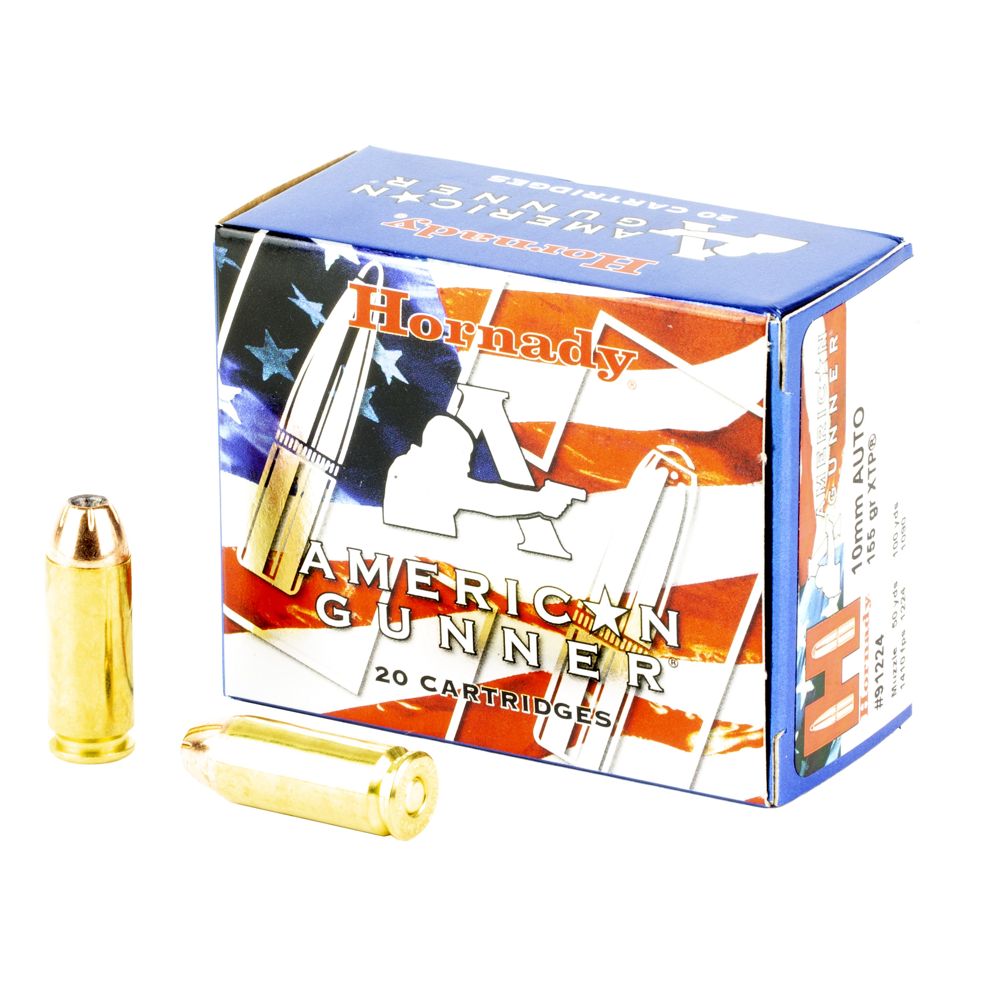 Hornady Ag 10mm Auto 155 Grain XTP 20/200 bulk ammo product image