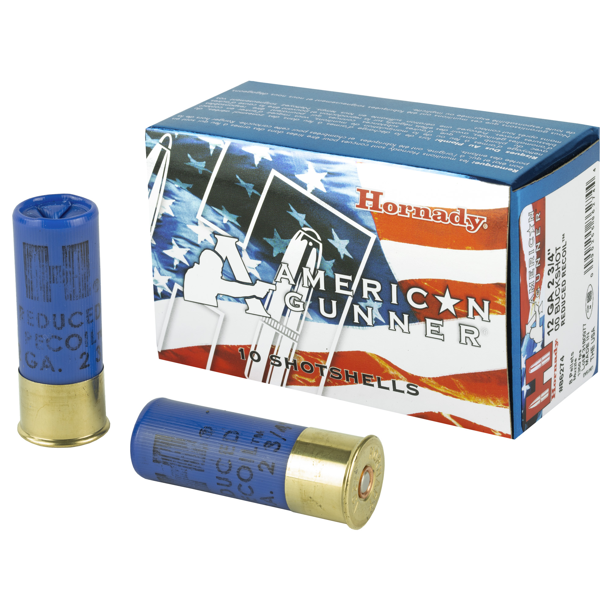 Hornady Ag 12 Gauge 2.75″ 00 10/100 bulk ammo product image